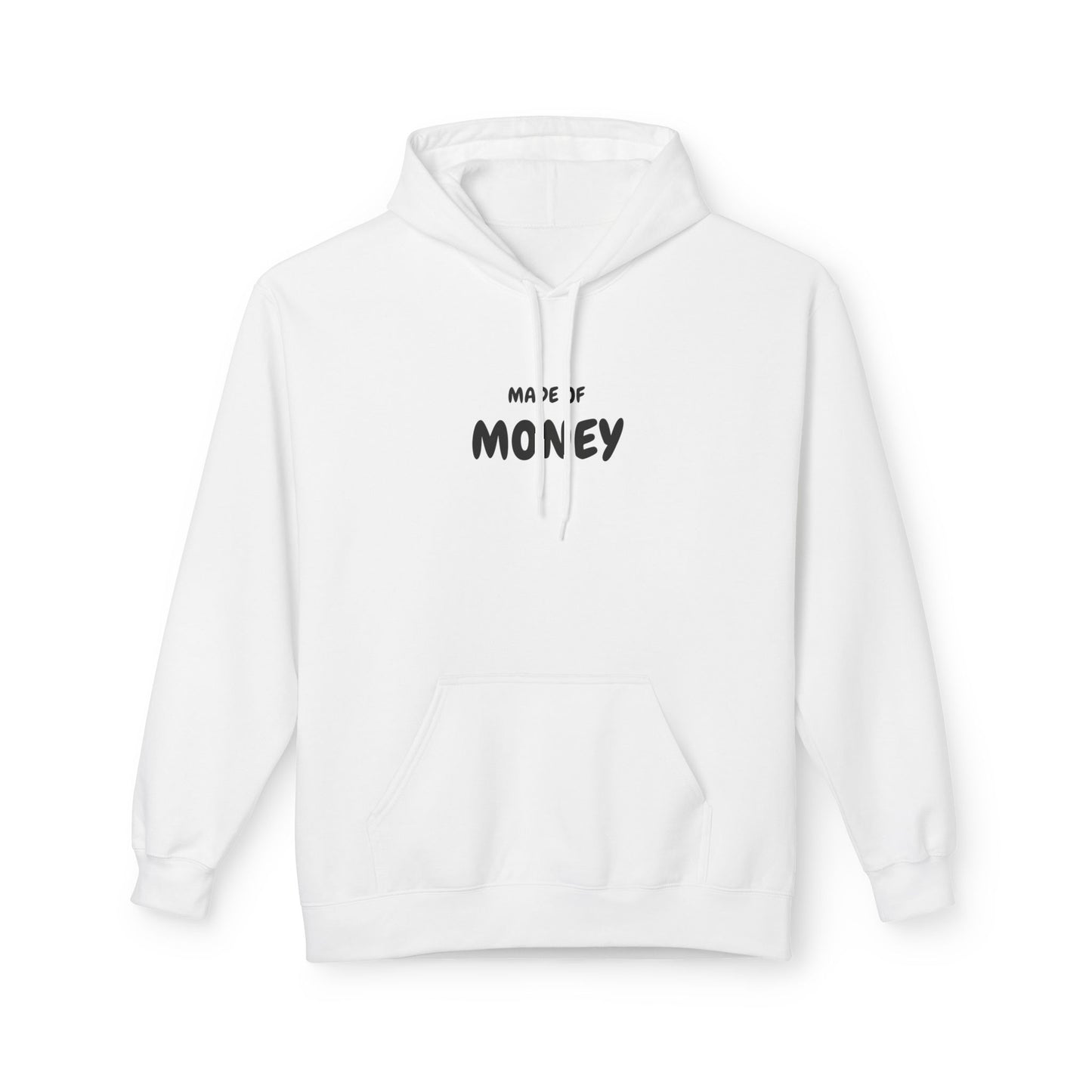 Money Vibes Fleece Hoodie - Stylish Unisex Softstyle Hoodie, Inspirational Gift, Casualwear, Trendy Apparel, Everyday Comfort
