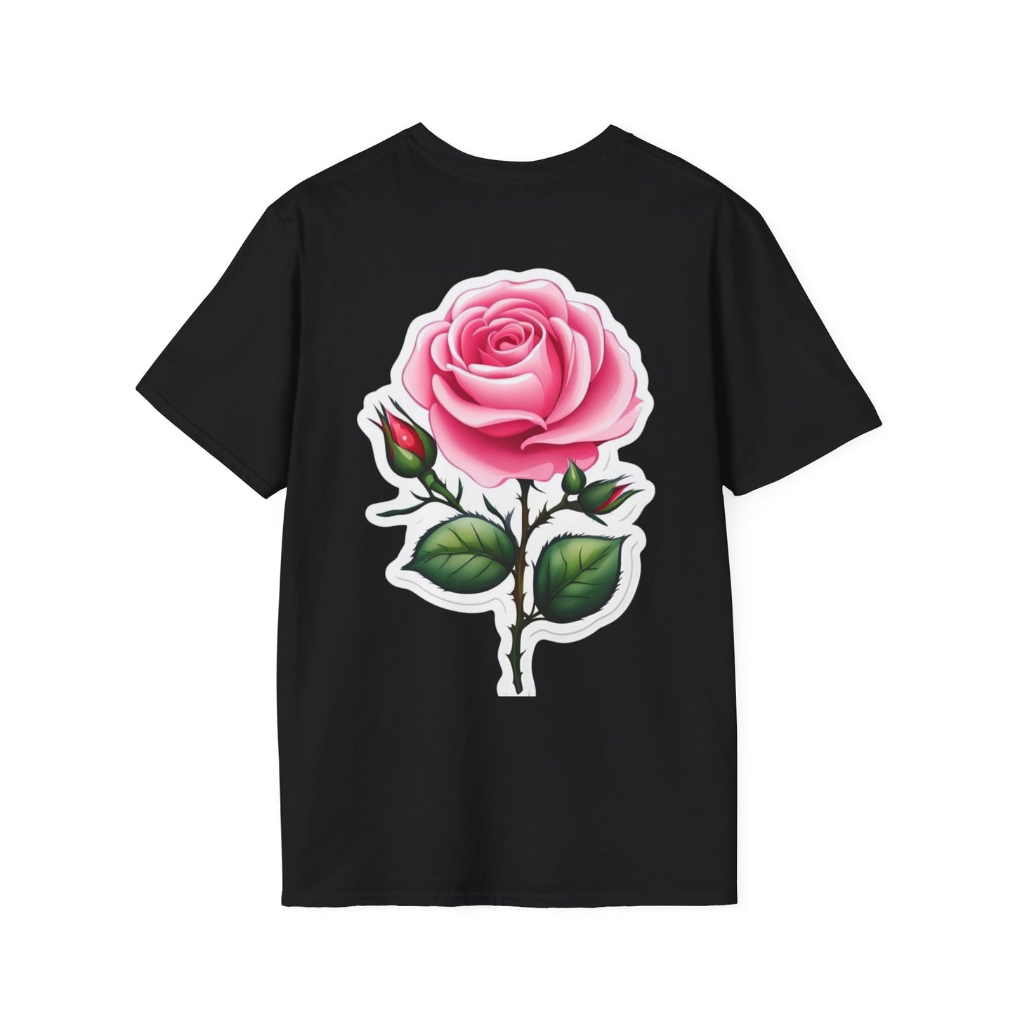 Romantic Floral Graphic T-Shirt, Casual Wear, Gift for Her, Birthday, Mother's Day, Summer Fashion, Unisex Tee