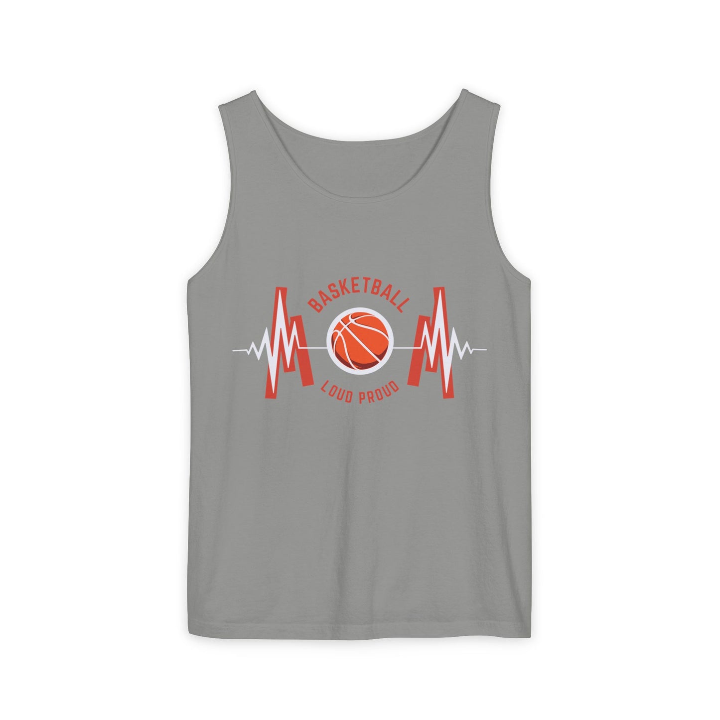 Basketball Vibes Unisex Garment-Dyed Tank Top | Fitness Apparel, Summer Workout, Sportswear, Gym Clothes, Gift for Athletes