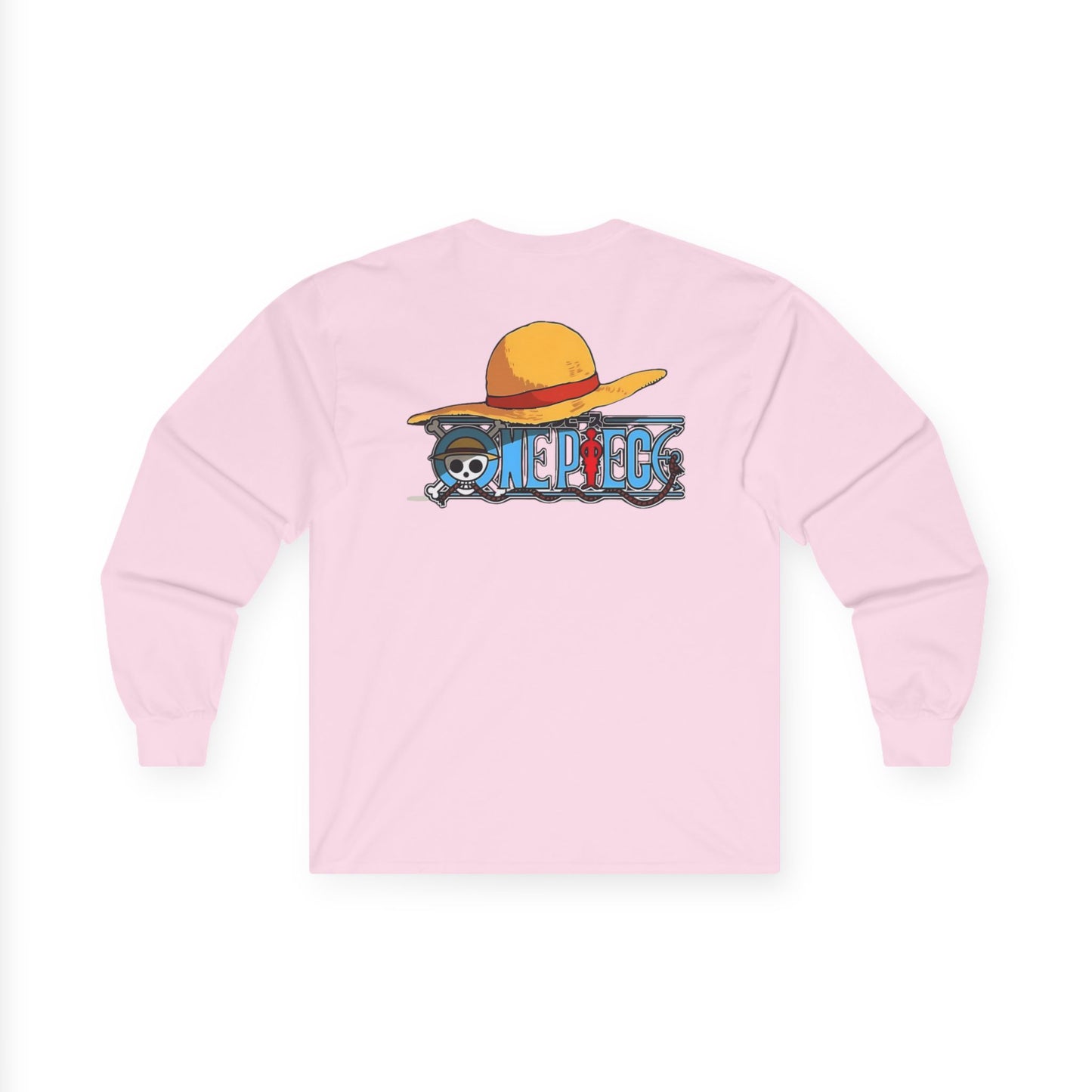 One Piece Straw Hat Long Sleeve Tee, Unisex Anime T-Shirt, Casual Gift for Fans, Cosplay Apparel, Summer Style Top