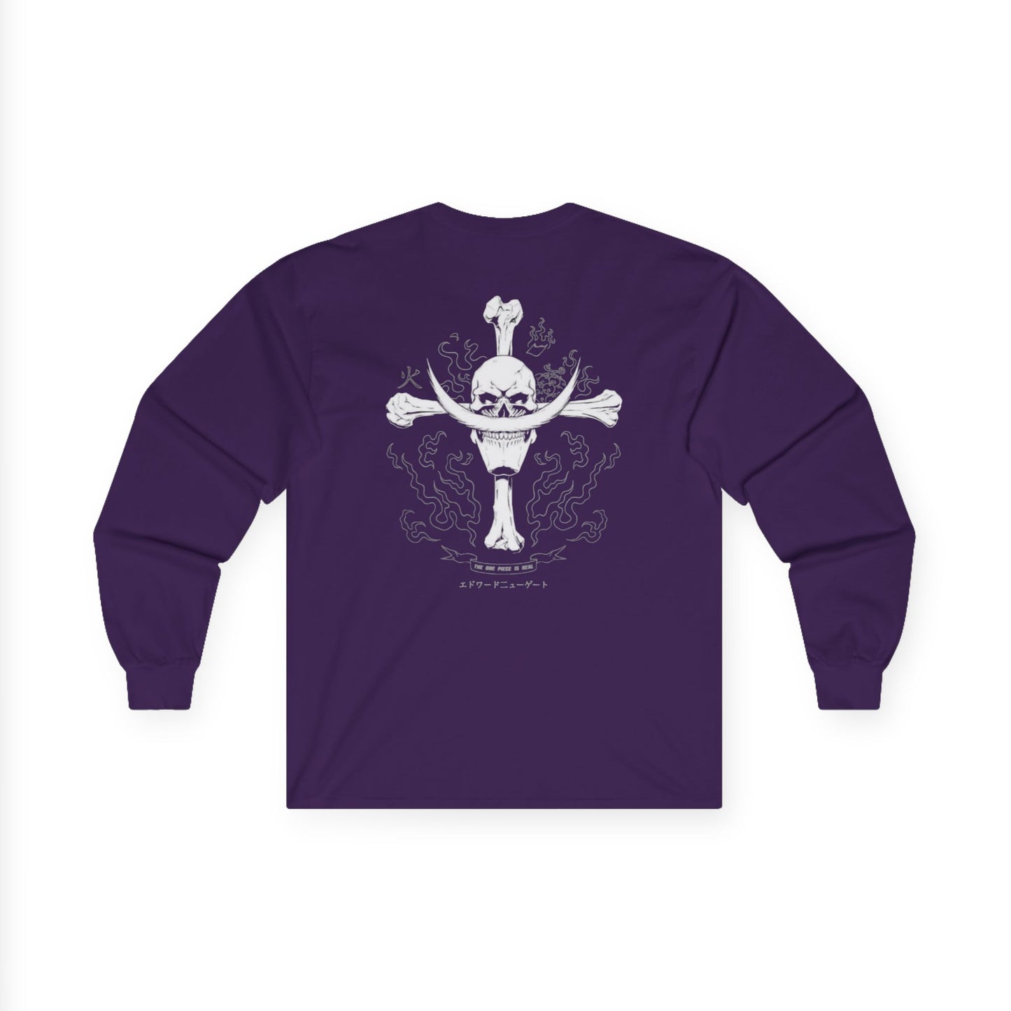 Stylish Long Sleeve Tee, One Piece Design, Unisex Shirt, Casual Wear, Gift for Anime Fans, Trendy Apparel, Everyday Comfort