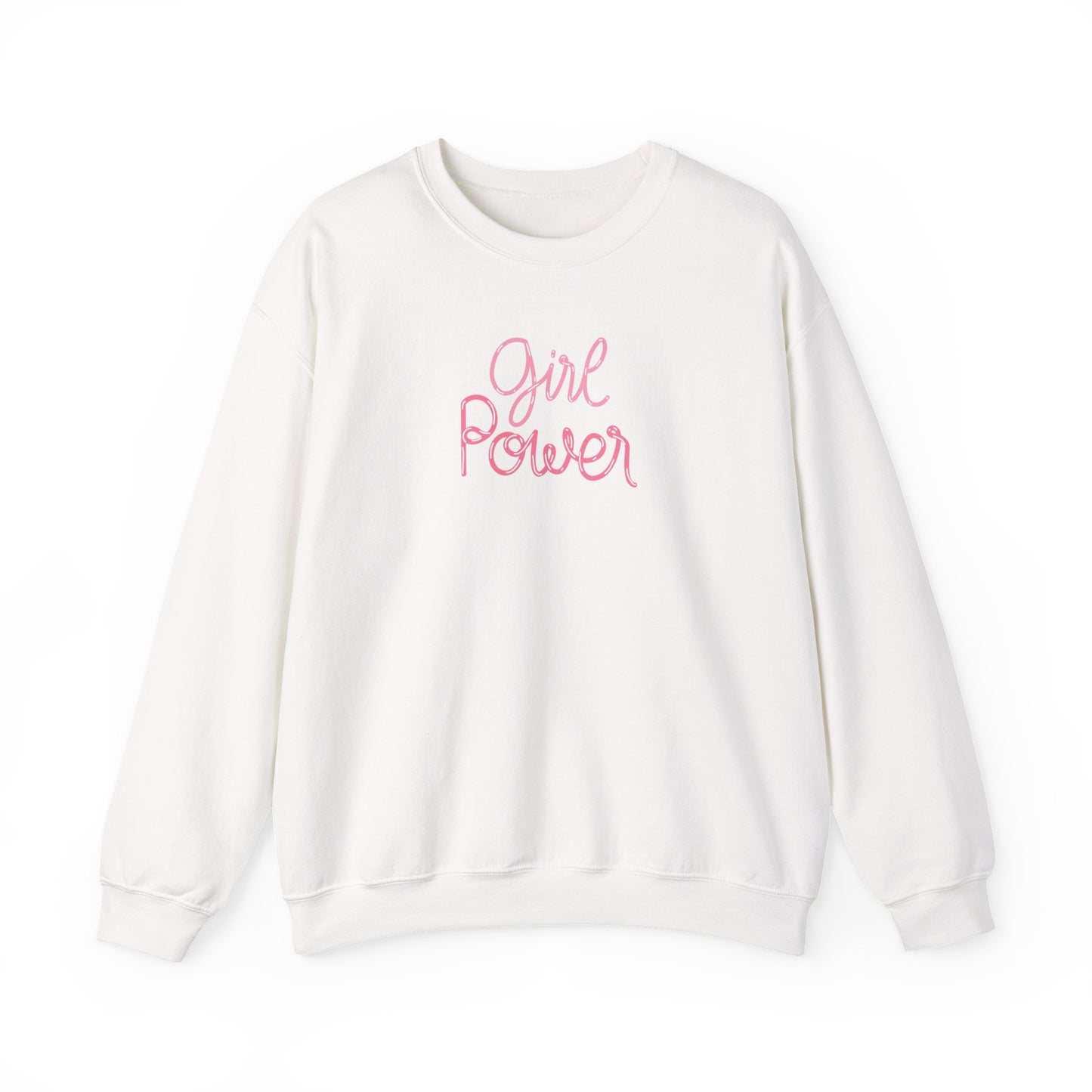 Empowering Girl Power Sweatshirt, Cozy Crewneck, Feminine Style, Gift for Her, Casual Fashion, Everyday Comfort