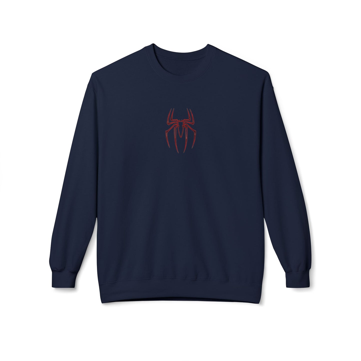 Marvel Spider Graphic Crewneck Sweatshirt, Unisex Casual Wear, Gift for Fans, Cozy Layering, Perfect for Halloween, Comic Con