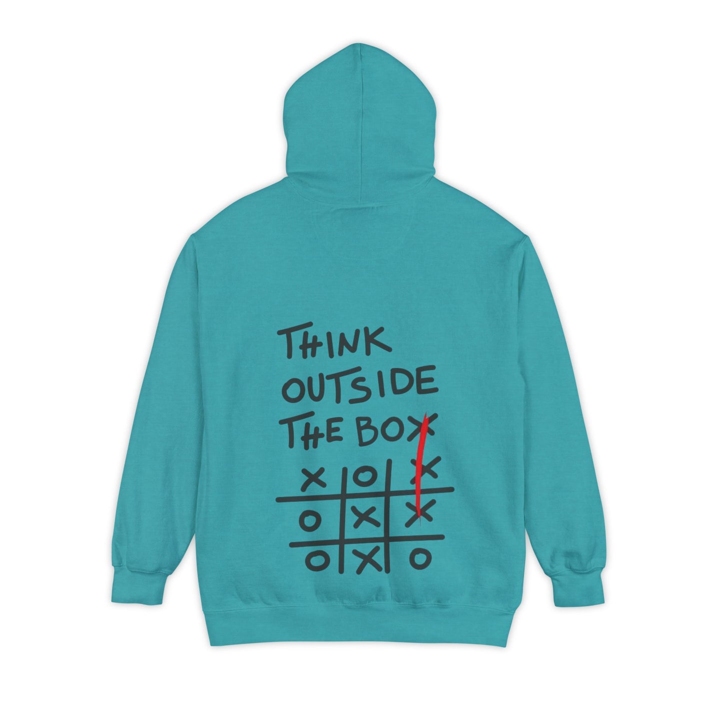 Creative Unisex Garment-Dyed Hoodie, Casual Wear, Unique Gift, Comfortable Sweatshirt, Inspirational Hoodie, Everyday Fashion