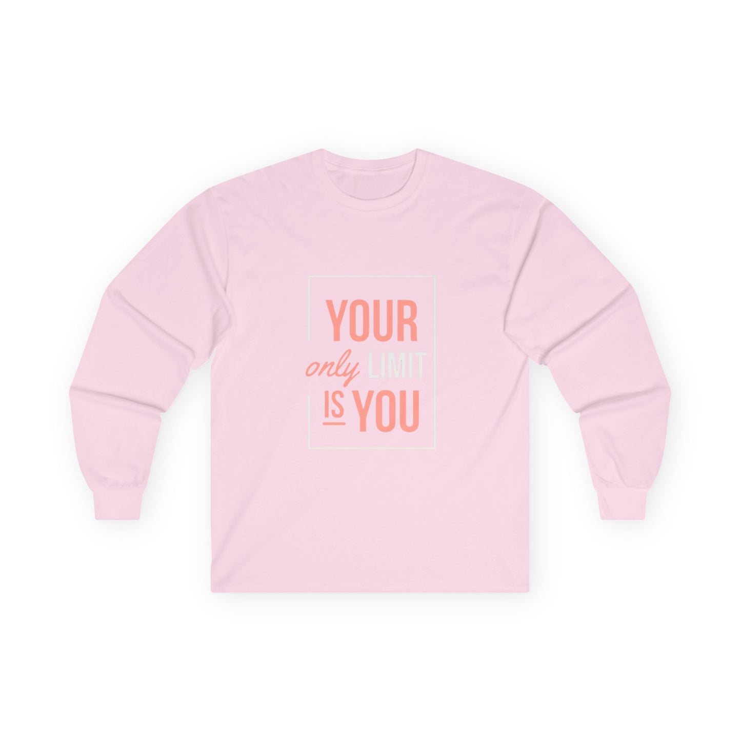 Inspirational Long Sleeve Tee - Motivational Shirt for Personal Growth, Unisex Cotton T-Shirt, Gift for Friends, Positive Affirmation Wear