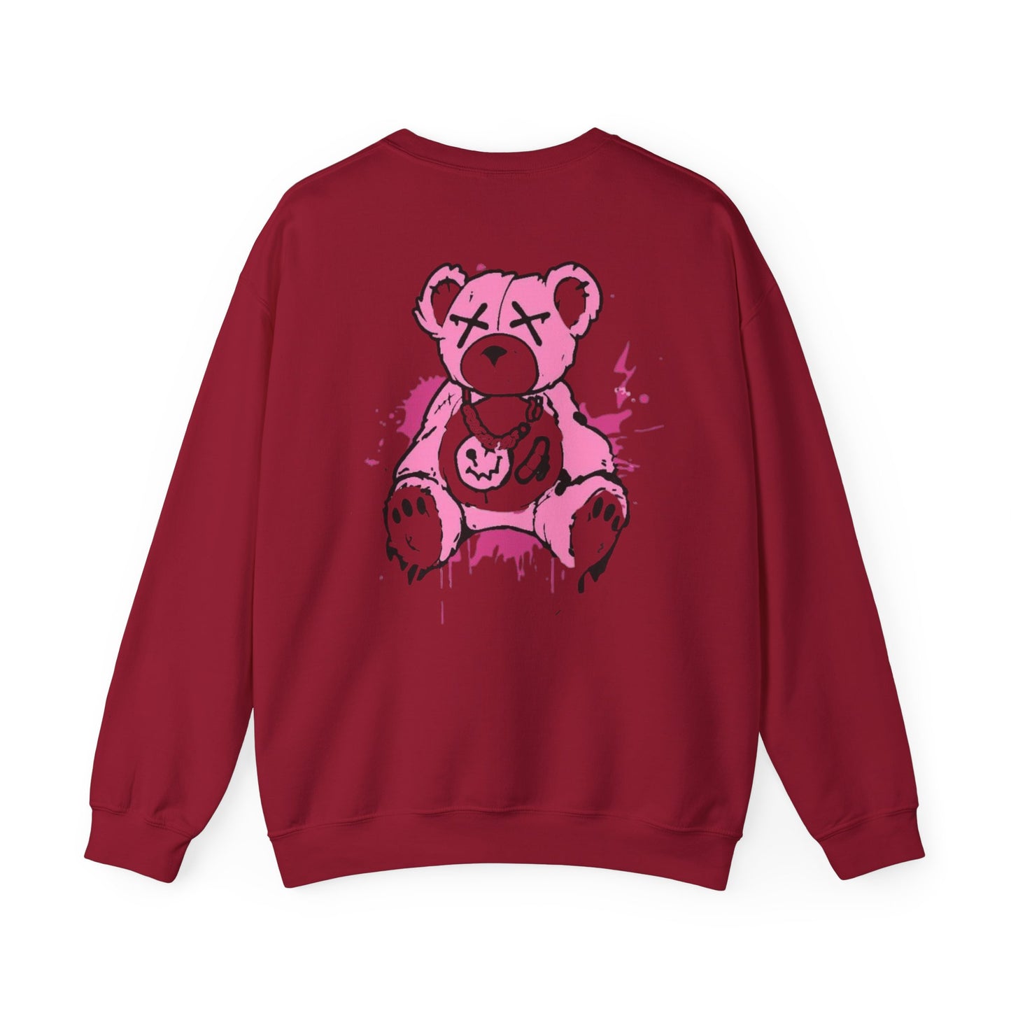 Edgy Graphic Crewneck Sweatshirt | Unisex Oversized Top for Streetwear Lovers, Perfect Gift for Art Enthusiasts, Cool Casual Wear