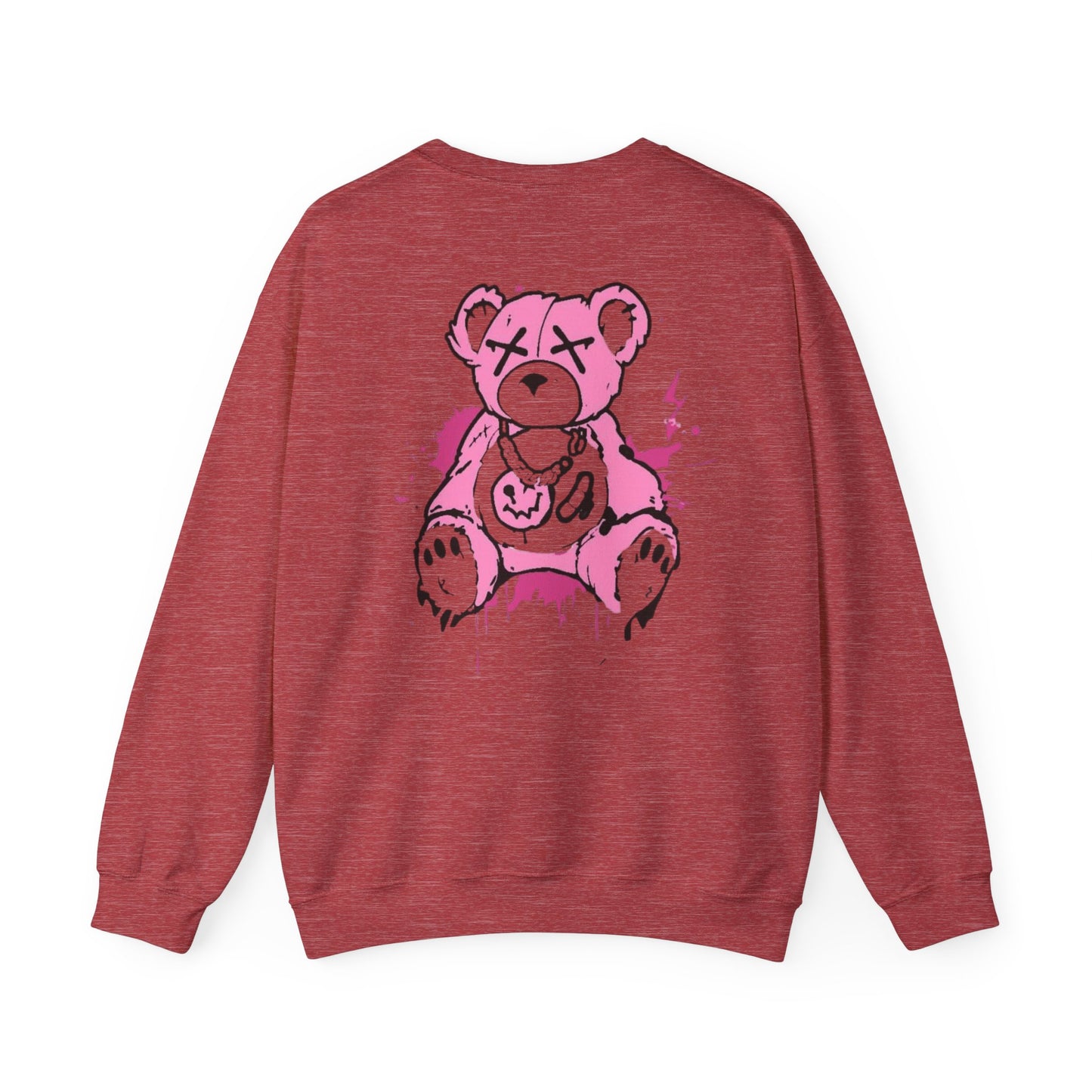 Edgy Graphic Crewneck Sweatshirt | Unisex Oversized Top for Streetwear Lovers, Perfect Gift for Art Enthusiasts, Cool Casual Wear