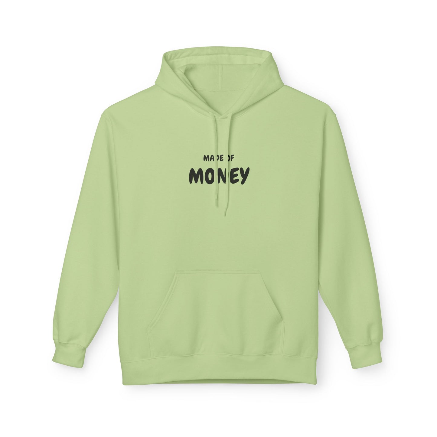 Money Vibes Fleece Hoodie - Stylish Unisex Softstyle Hoodie, Inspirational Gift, Casualwear, Trendy Apparel, Everyday Comfort