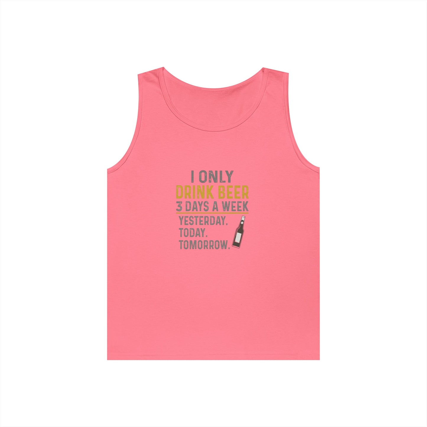 Funny Beer Tank Top, Unisex Humor Shirt, Gift for Beer Lovers, Summer Party Outfit, Casual Drinking Top