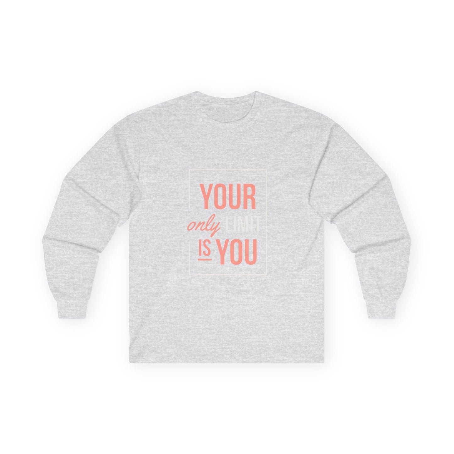 Inspirational Long Sleeve Tee - Motivational Shirt for Personal Growth, Unisex Cotton T-Shirt, Gift for Friends, Positive Affirmation Wear