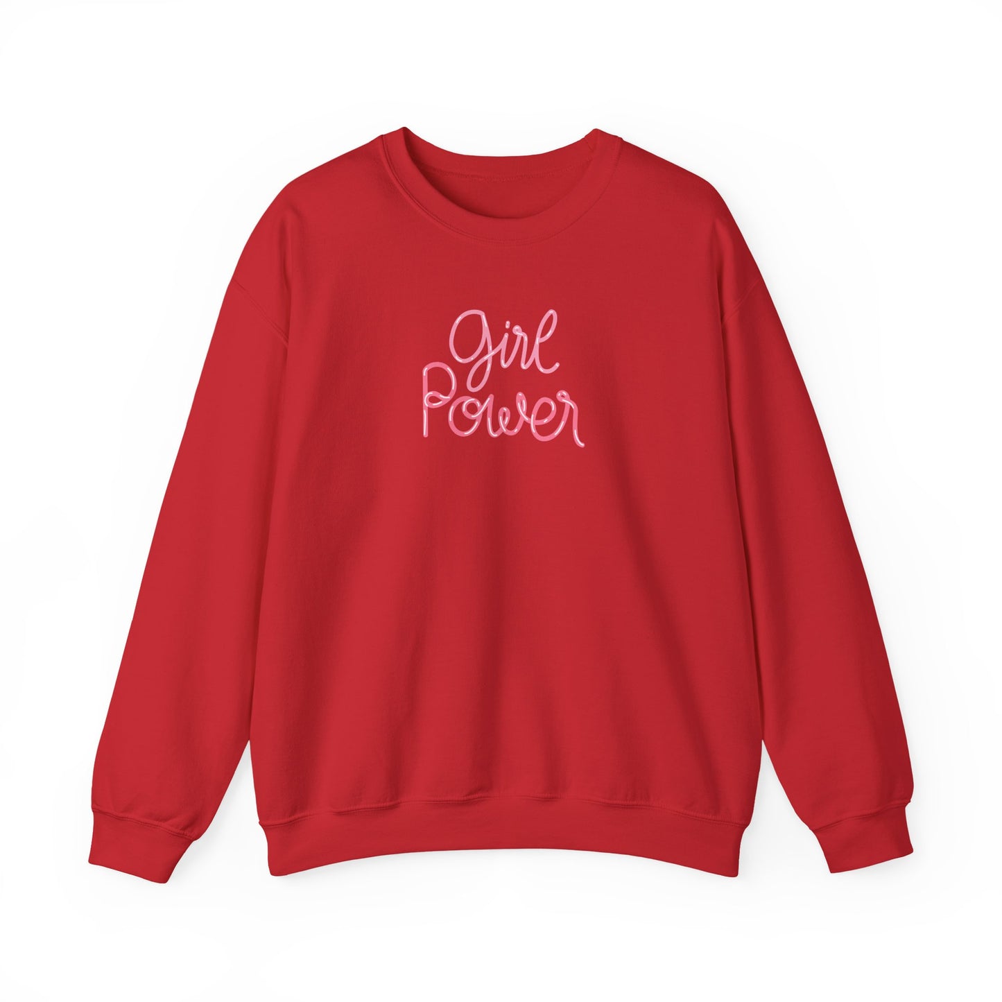 Empowering Girl Power Sweatshirt, Cozy Crewneck, Feminine Style, Gift for Her, Casual Fashion, Everyday Comfort