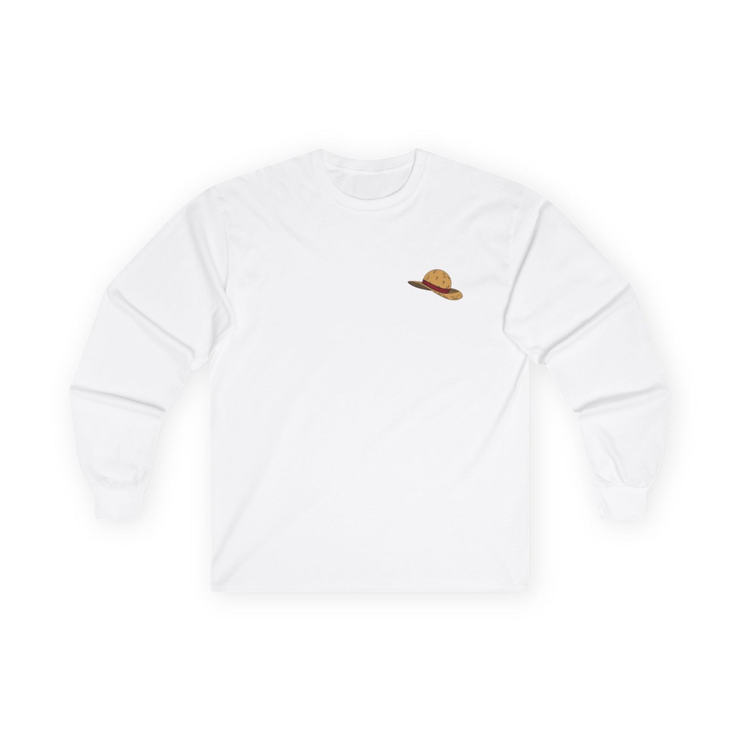 One Piece Straw Hat Long Sleeve Tee, Unisex Anime T-Shirt, Casual Gift for Fans, Cosplay Apparel, Summer Style Top