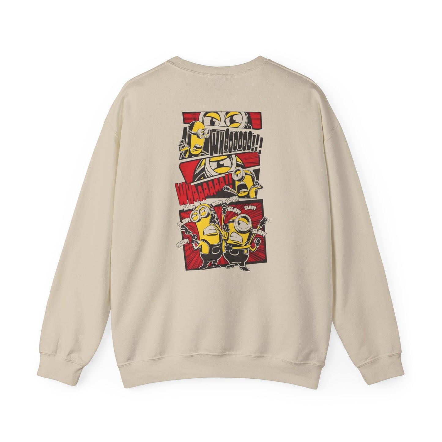 Playful Minions Sweatshirt, Unisex Crewneck, Cozy Gift for Kids, Movie Night Apparel, Cartoon Sweatshirt, Birthday Present