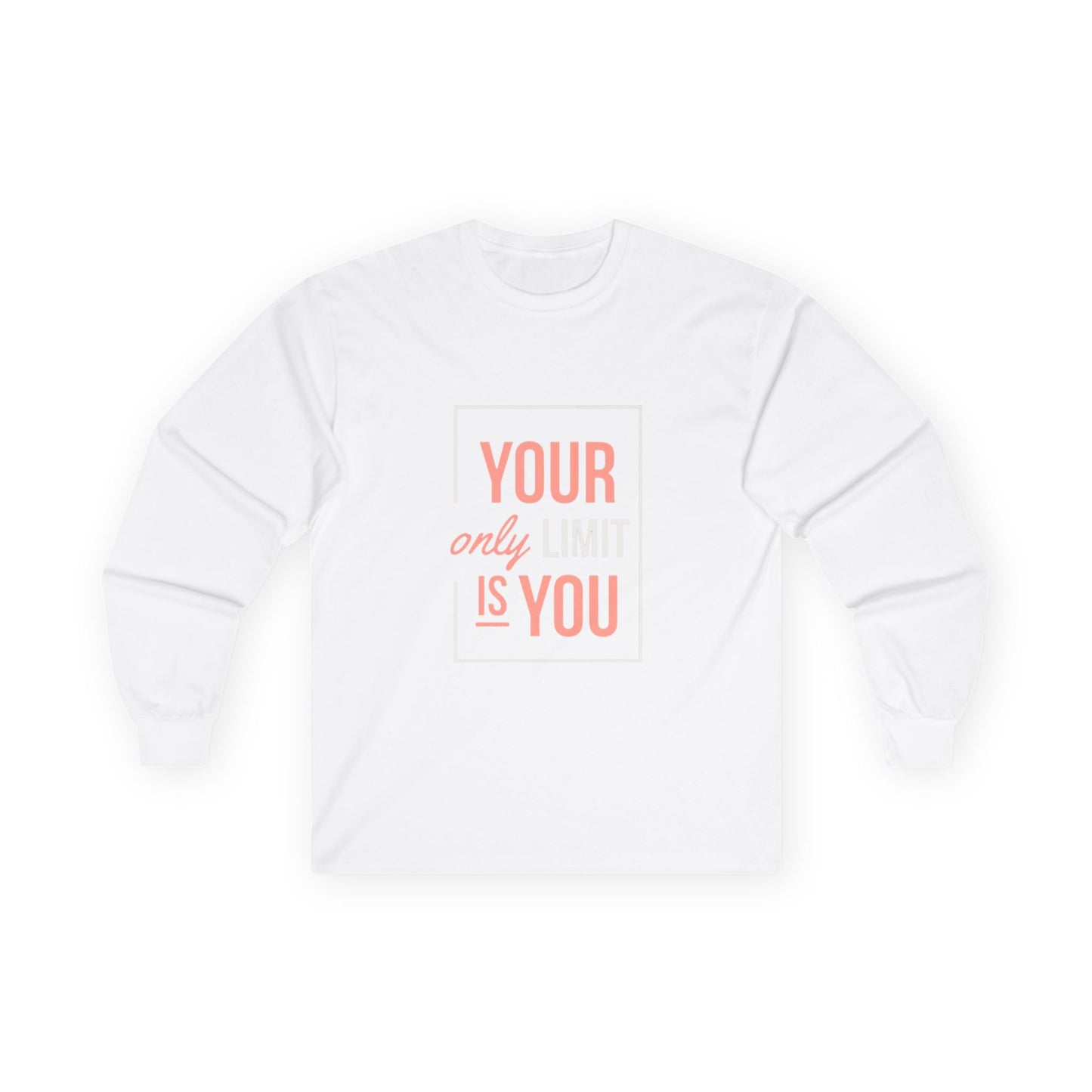 Inspirational Long Sleeve Tee - Motivational Shirt for Personal Growth, Unisex Cotton T-Shirt, Gift for Friends, Positive Affirmation Wear