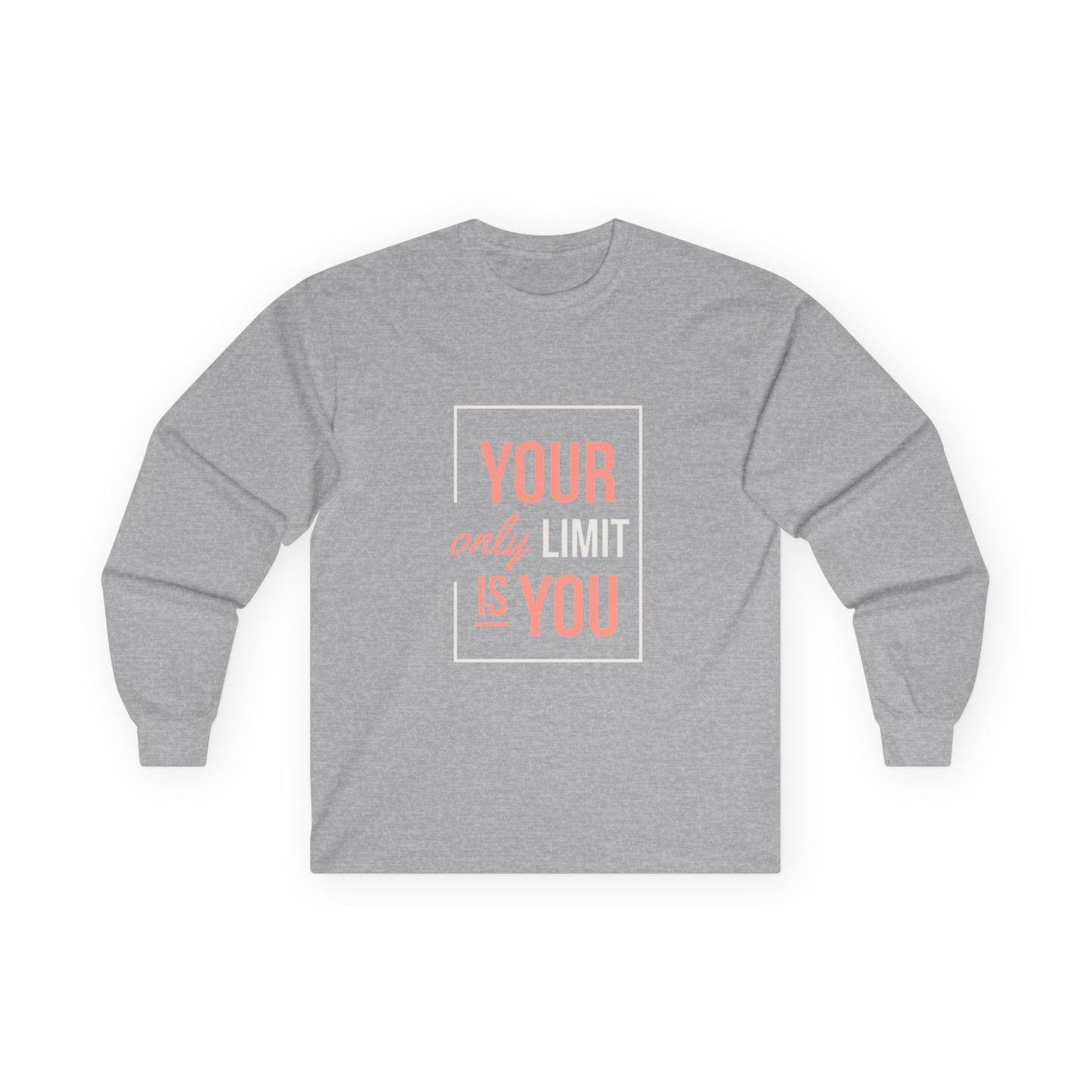 Inspirational Long Sleeve Tee - Motivational Shirt for Personal Growth, Unisex Cotton T-Shirt, Gift for Friends, Positive Affirmation Wear