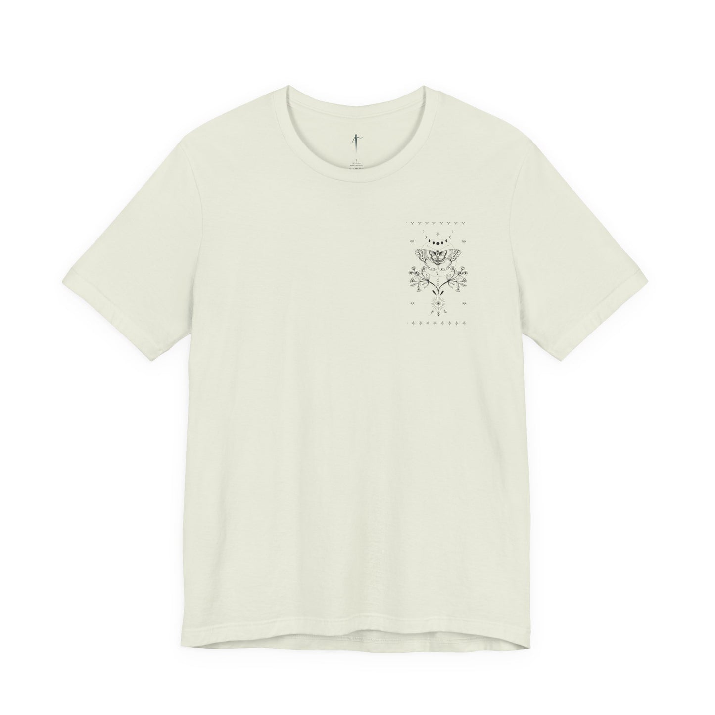 Butterfly Floral Unisex Tee - Nature Lover Gift, Casual Wear, Graphic Tee, Birthday Present, Summer Essentials, Boho Style