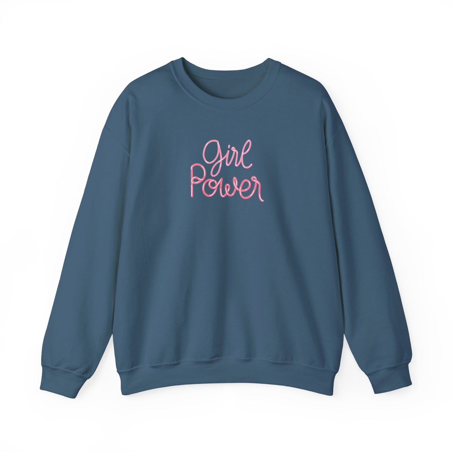 Empowering Girl Power Sweatshirt, Cozy Crewneck, Feminine Style, Gift for Her, Casual Fashion, Everyday Comfort