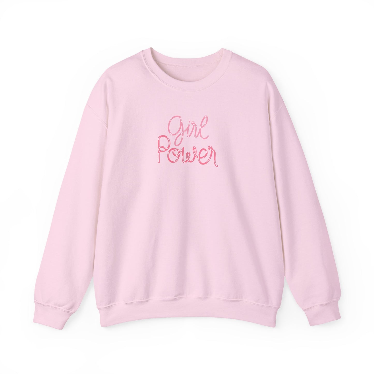 Empowering Girl Power Sweatshirt, Cozy Crewneck, Feminine Style, Gift for Her, Casual Fashion, Everyday Comfort
