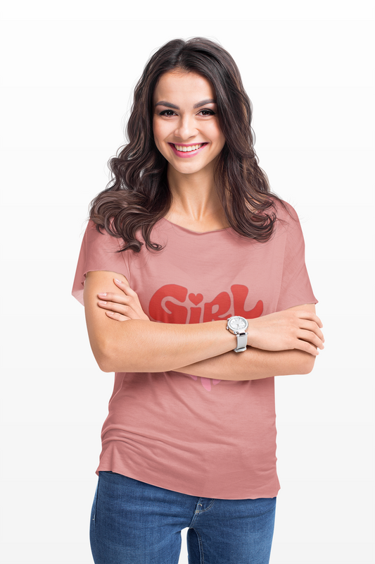 Girl Power Garment-Dyed T-Shirt, Unisex Tee for Women, Feminist Shirt, Empowerment Gift, Casual Fashion Statement