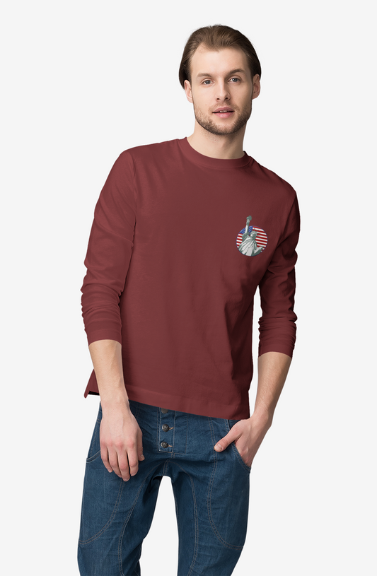 New York City Graphic Long Sleeve Tee, Unisex Fashion Shirt, NYC Gift, Travel Souvenir, Statement Wear, Casual Street Style