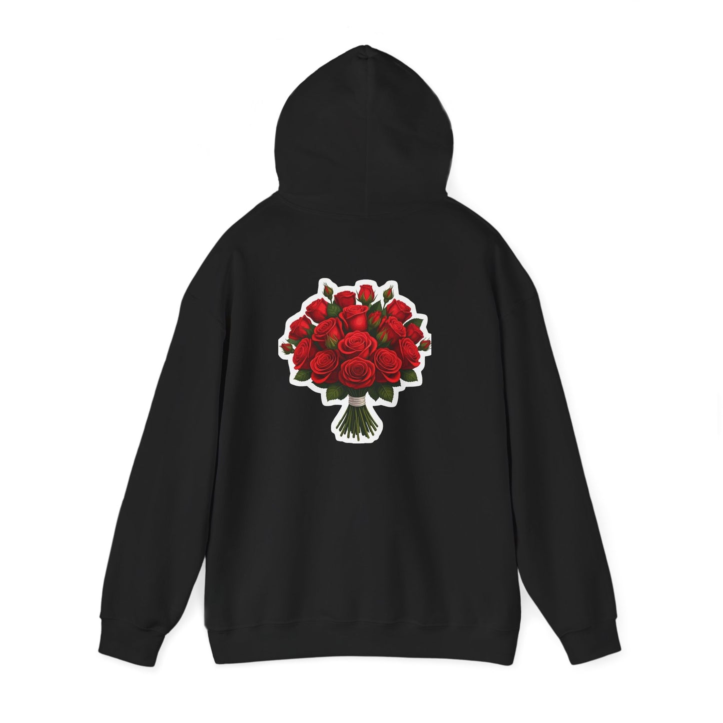 Rose Bouquet Hoodie, Floral Sweatshirt, Unisex Pullover, Gift for Her, Spring Fashion, Valentine’s Day Gift, Cozy Layer