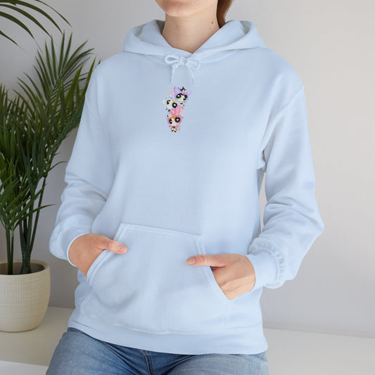 Cute Cartoon Character Hoodie, Unisex Sweatshirt, Gift for Her, Trendy Streetwear, Cozy Layering Piece, Fun Casualwear