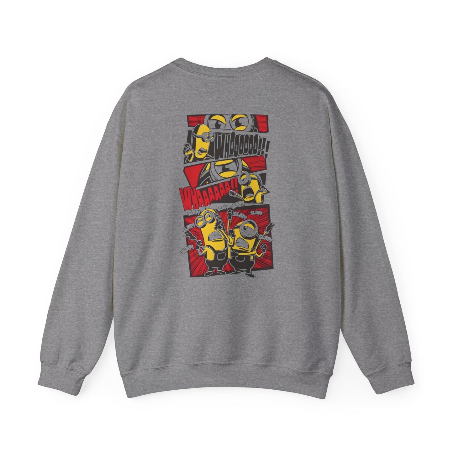 Playful Minions Sweatshirt, Unisex Crewneck, Cozy Gift for Kids, Movie Night Apparel, Cartoon Sweatshirt, Birthday Present