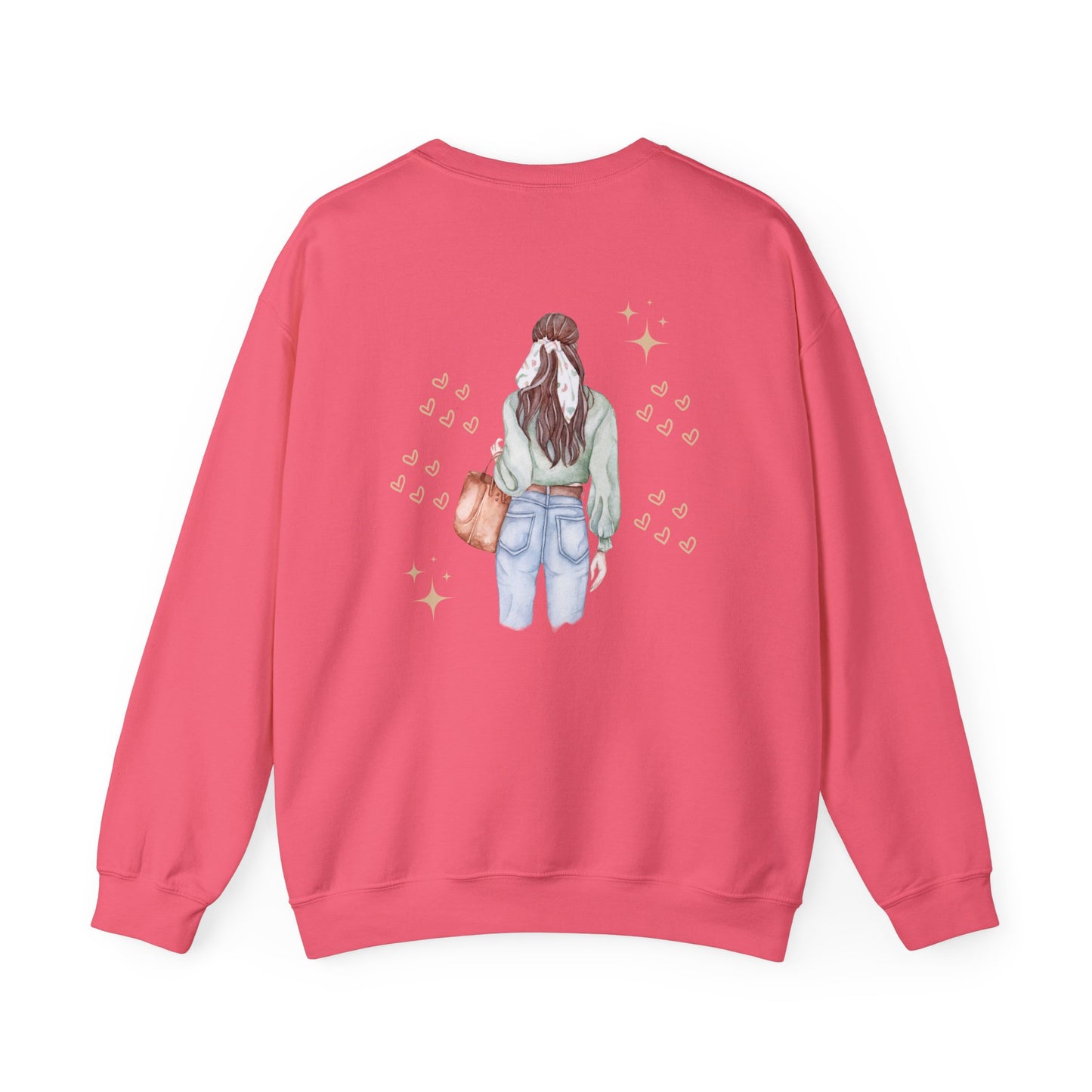 Empowering Girl Power Sweatshirt, Cozy Crewneck, Feminine Style, Gift for Her, Casual Fashion, Everyday Comfort