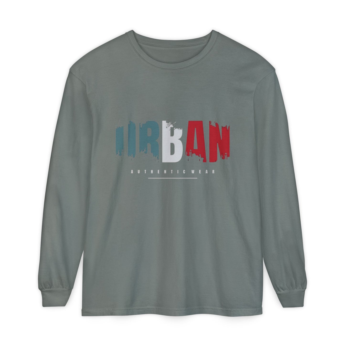 Urban Vibe Long Sleeve Tee, Stylish Apparel, Casual Wear, Street Fashion, Gift for Trendsetters, Unisex Graphic Shirt