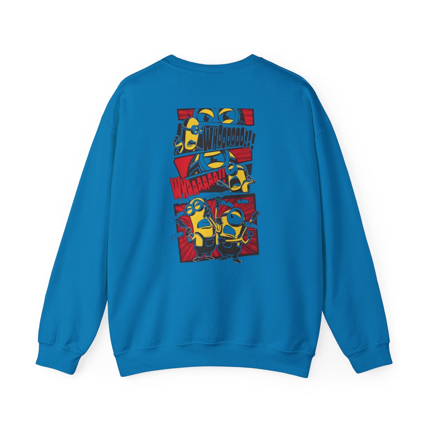 Playful Minions Sweatshirt, Unisex Crewneck, Cozy Gift for Kids, Movie Night Apparel, Cartoon Sweatshirt, Birthday Present