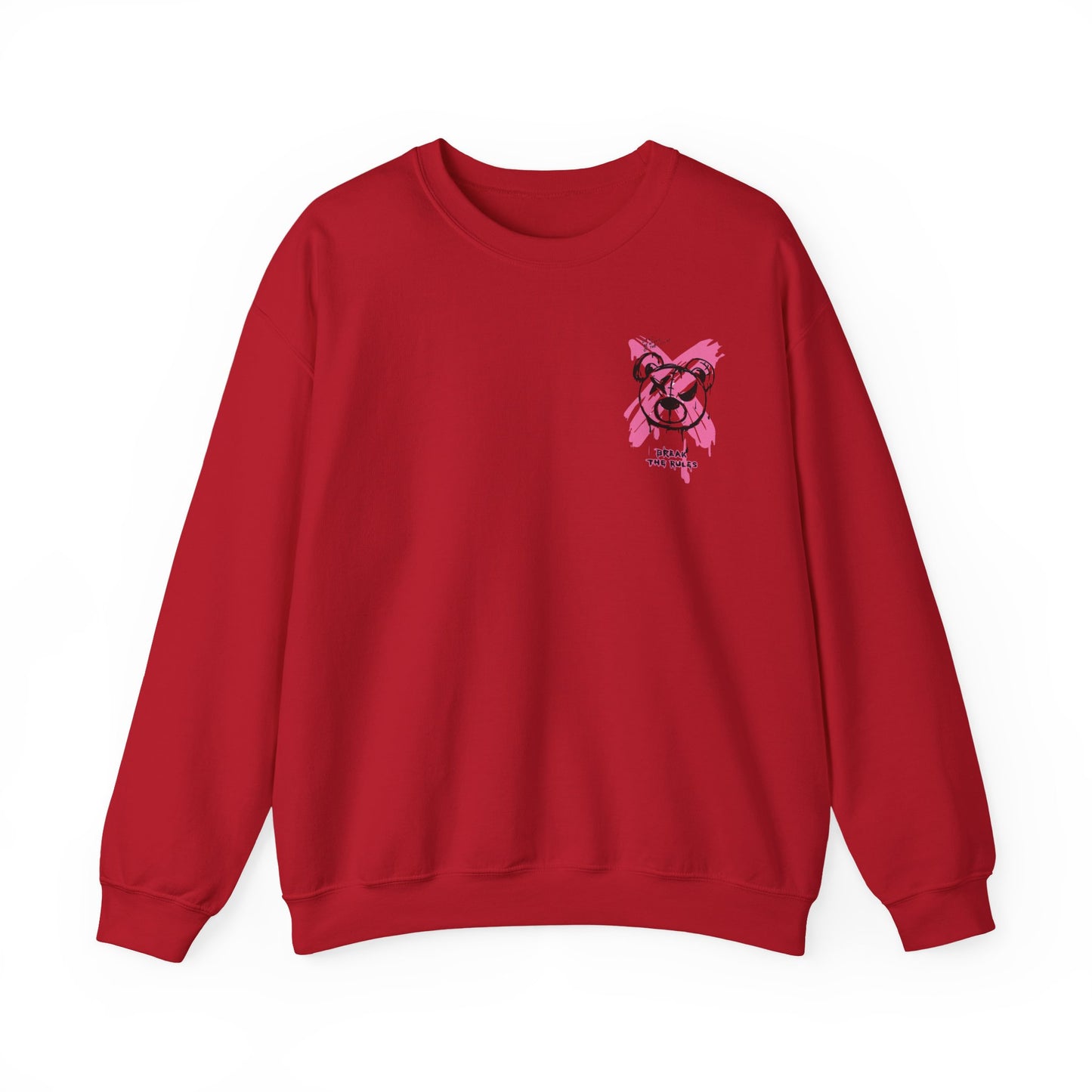 Edgy Graphic Crewneck Sweatshirt | Unisex Oversized Top for Streetwear Lovers, Perfect Gift for Art Enthusiasts, Cool Casual Wear