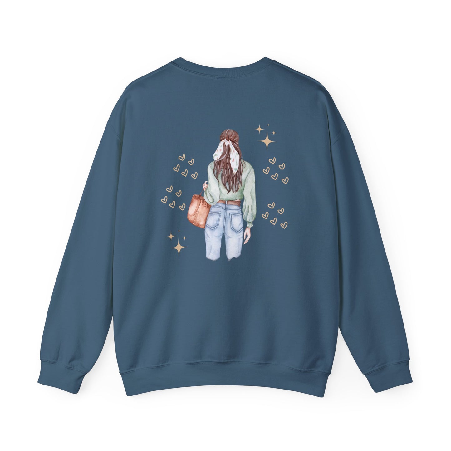 Empowering Girl Power Sweatshirt, Cozy Crewneck, Feminine Style, Gift for Her, Casual Fashion, Everyday Comfort