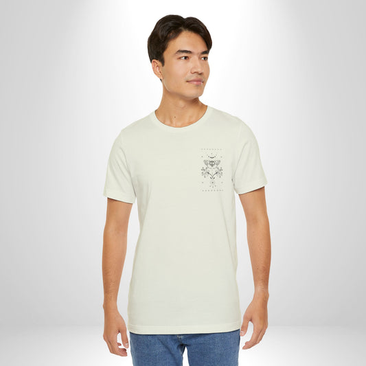 Butterfly Floral Unisex Tee - Nature Lover Gift, Casual Wear, Graphic Tee, Birthday Present, Summer Essentials, Boho Style