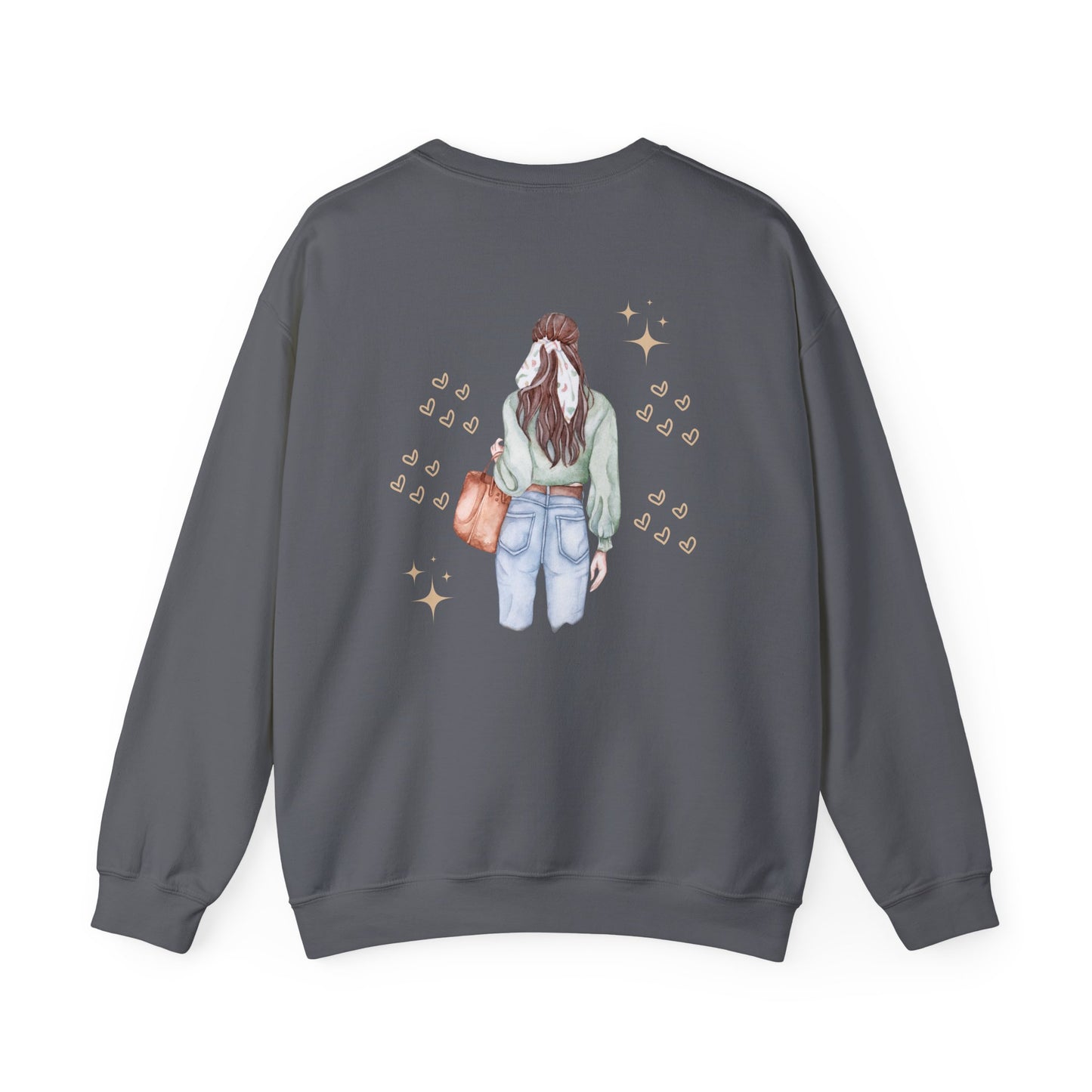 Empowering Girl Power Sweatshirt, Cozy Crewneck, Feminine Style, Gift for Her, Casual Fashion, Everyday Comfort