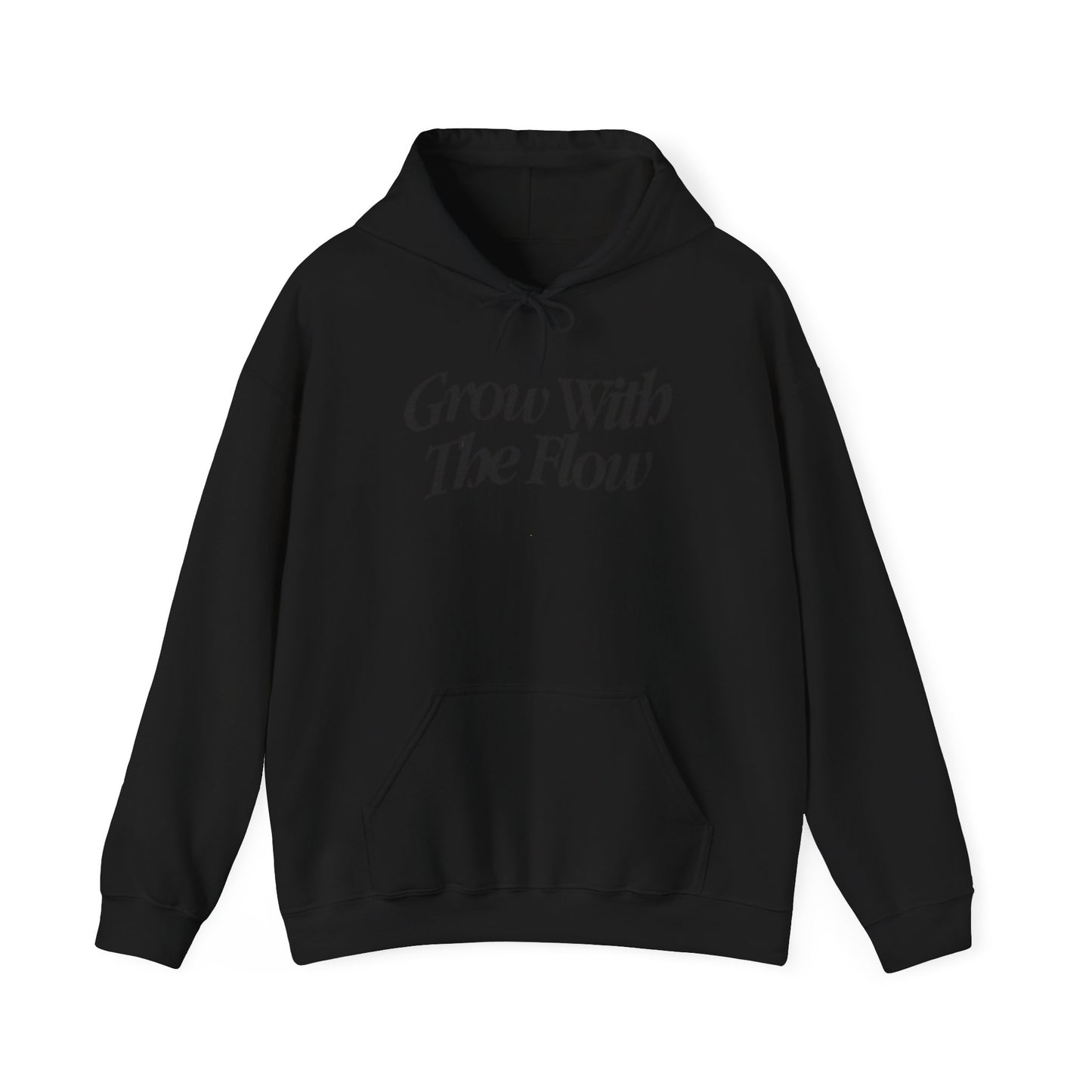 Grow With The Flow Hoodie - Unisex Heavy Blend™ Sweatshirt, Cozy Athleisure, Gift for Friends, Casual Wear, Unique Graphic Design