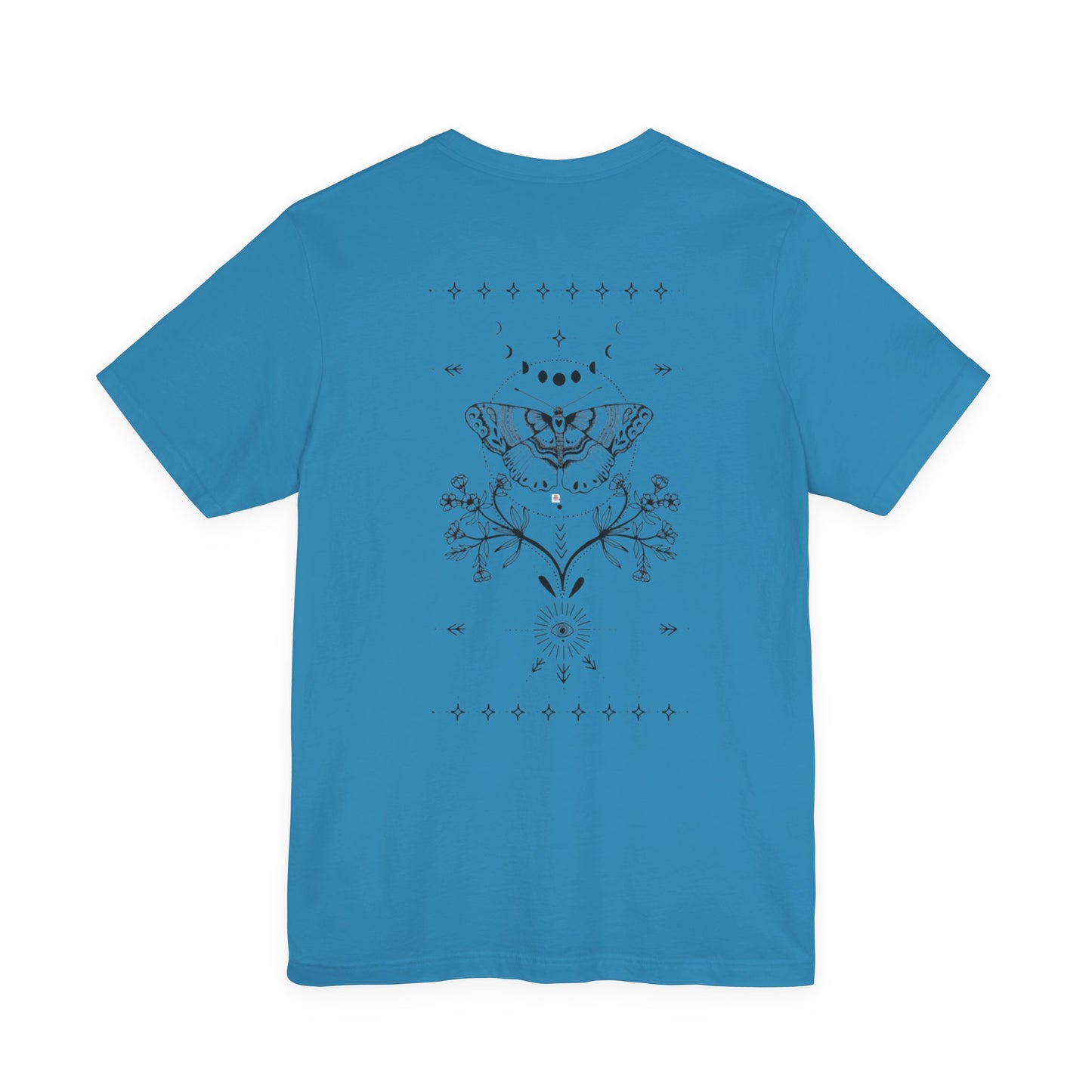 Butterfly Floral Unisex Tee - Nature Lover Gift, Casual Wear, Graphic Tee, Birthday Present, Summer Essentials, Boho Style