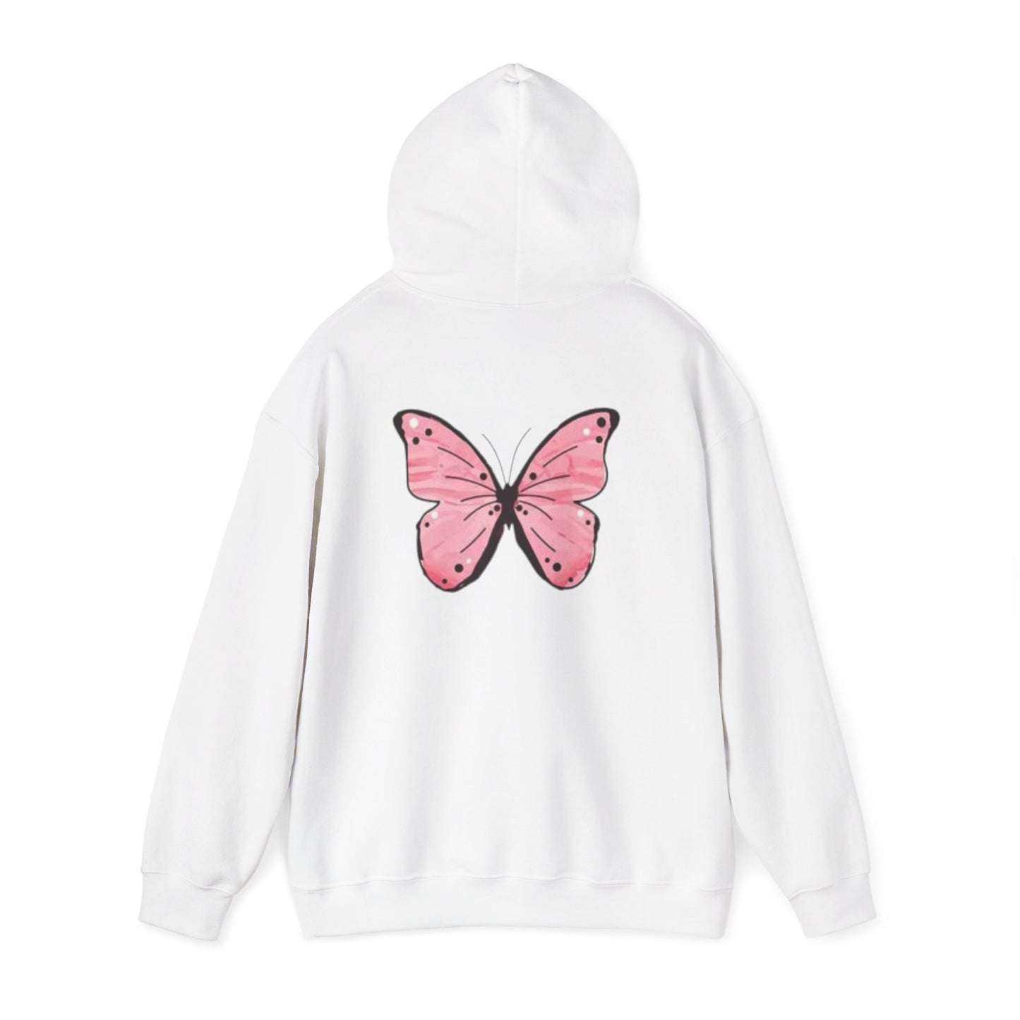 Enjoy Life Butterfly Hoodie, Cozy Unisex Sweatshirt, Inspirational Clothing, Gift for Her, Boho Style, Add to Wardrobe