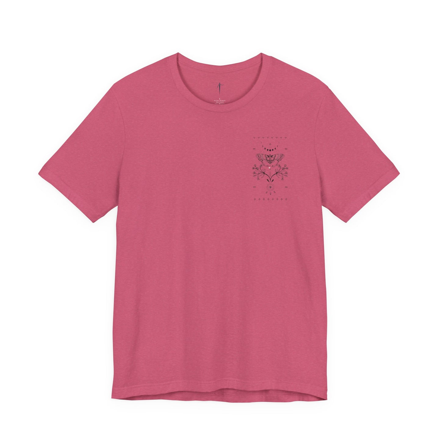 Butterfly Floral Unisex Tee - Nature Lover Gift, Casual Wear, Graphic Tee, Birthday Present, Summer Essentials, Boho Style