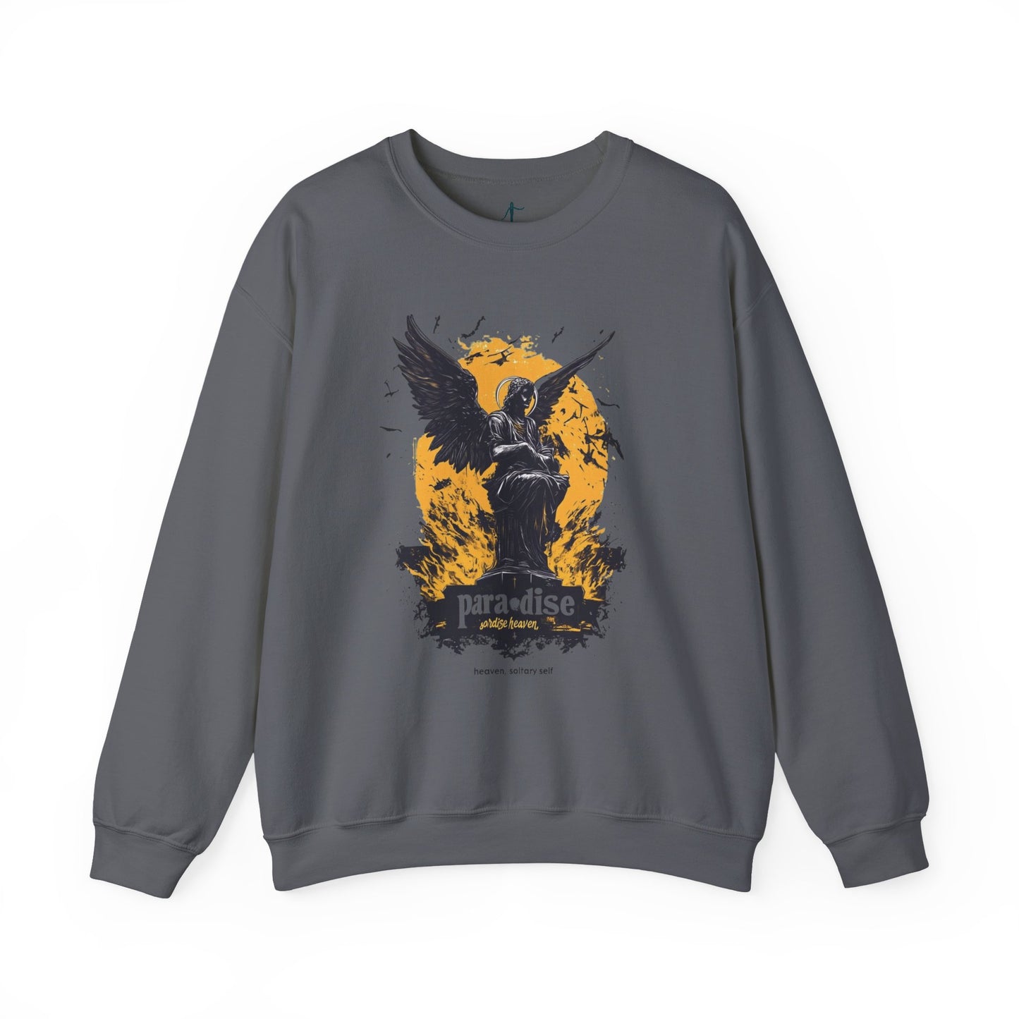 Paradise Angel Graphic Sweatshirt, Unisex Crewneck, Cozy Lounge Wear, Gift for Music Lovers, Casual Style Clothing