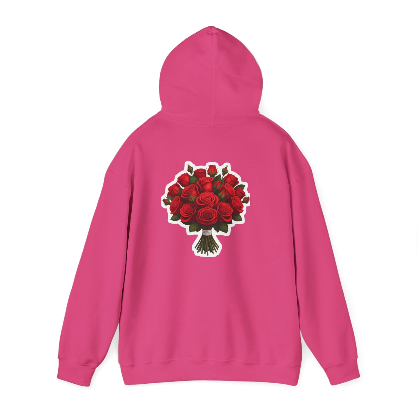 Rose Bouquet Hoodie, Floral Sweatshirt, Unisex Pullover, Gift for Her, Spring Fashion, Valentine’s Day Gift, Cozy Layer
