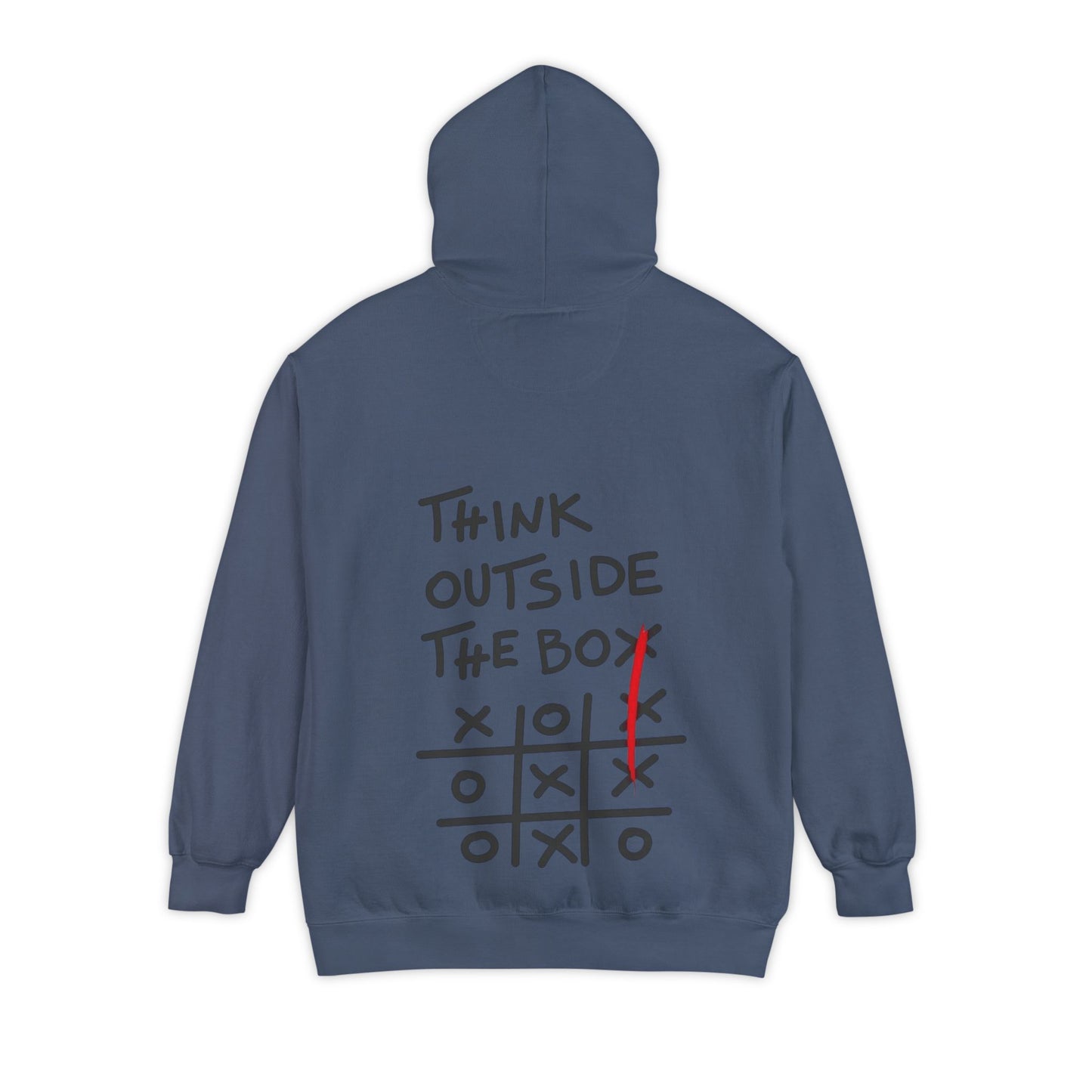 Creative Unisex Garment-Dyed Hoodie, Casual Wear, Unique Gift, Comfortable Sweatshirt, Inspirational Hoodie, Everyday Fashion