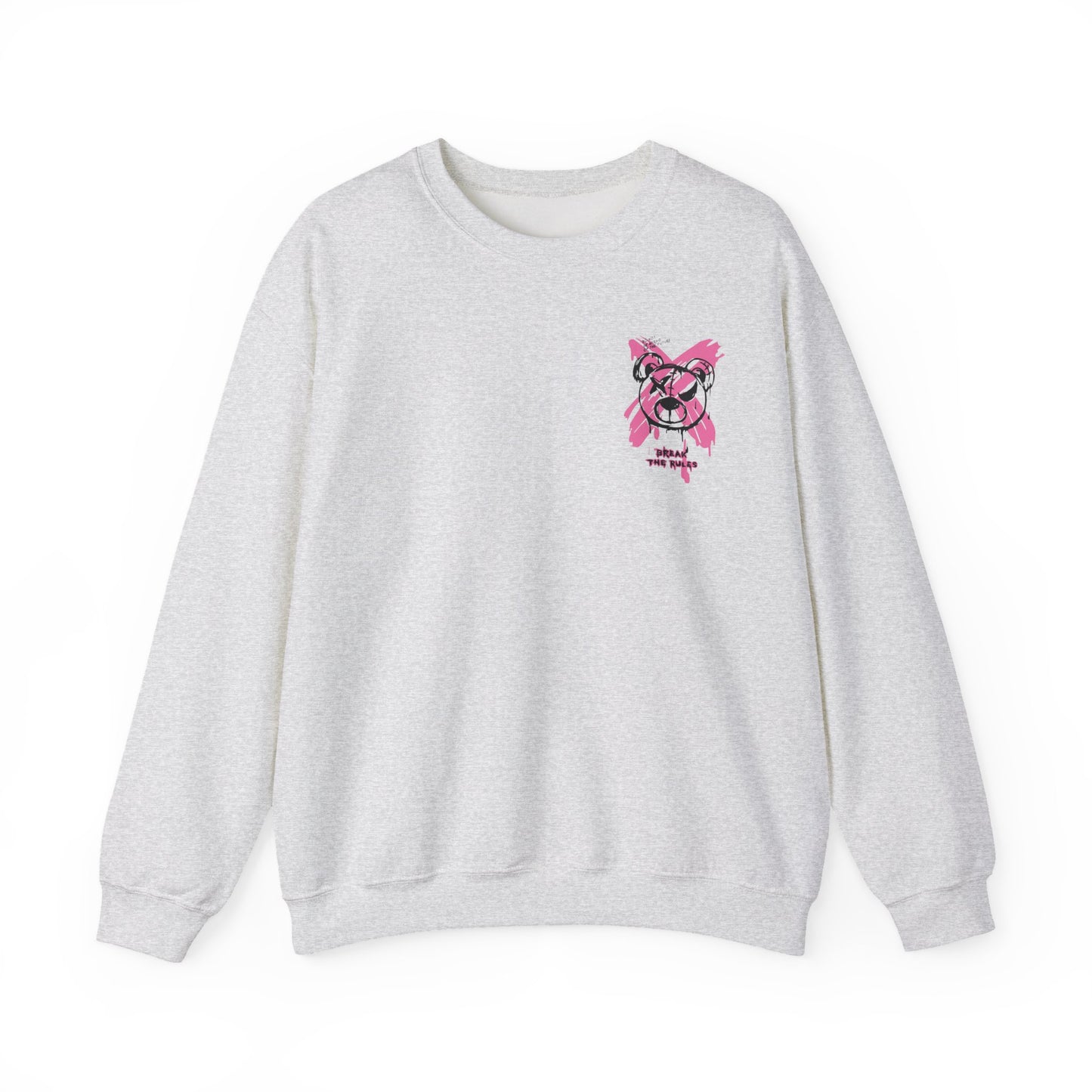 Edgy Graphic Crewneck Sweatshirt | Unisex Oversized Top for Streetwear Lovers, Perfect Gift for Art Enthusiasts, Cool Casual Wear
