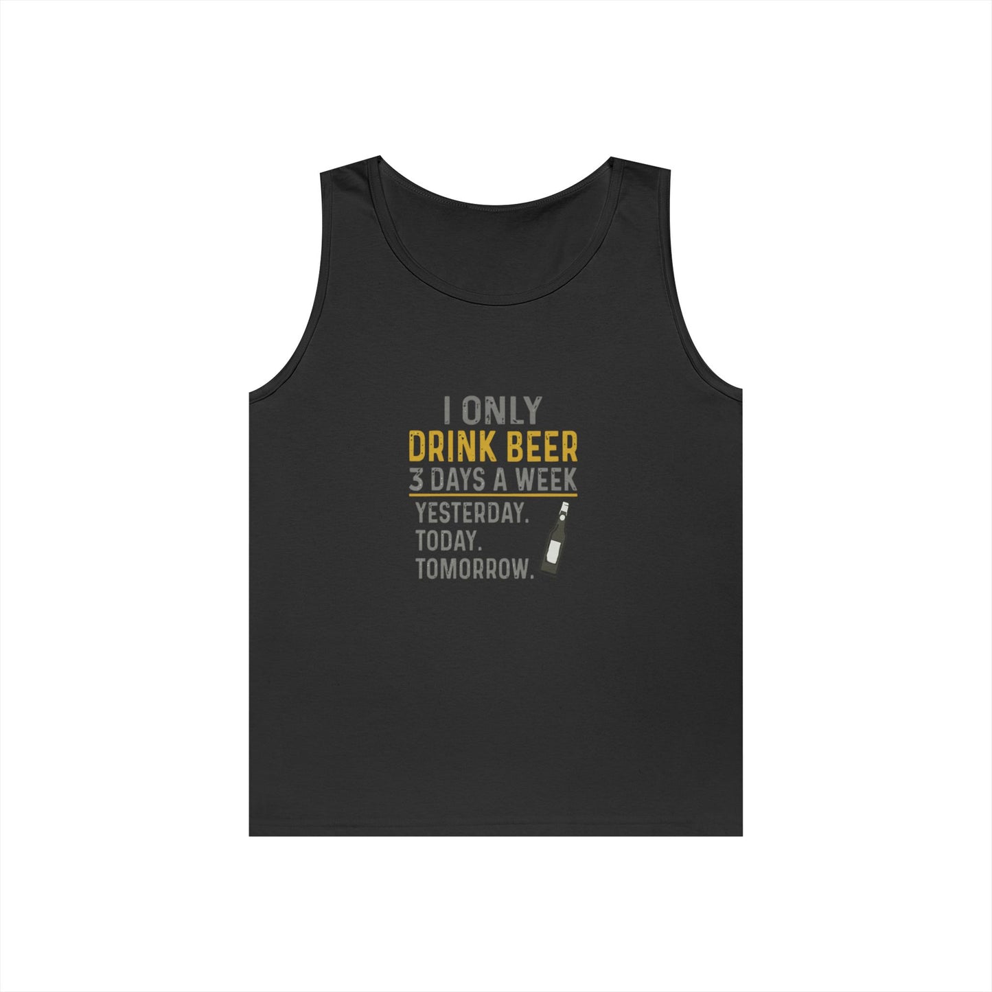 Funny Beer Tank Top, Unisex Humor Shirt, Gift for Beer Lovers, Summer Party Outfit, Casual Drinking Top