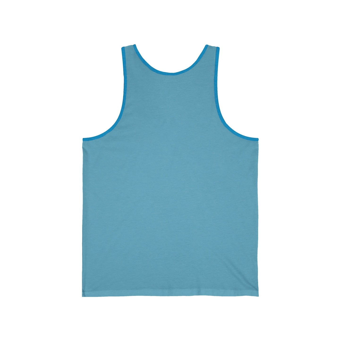 Beach Vibes Unisex Jersey Tank, Summer T-Shirt, Vacation Wear, Casual Style, Beach Party Top, Graphic Tank Top