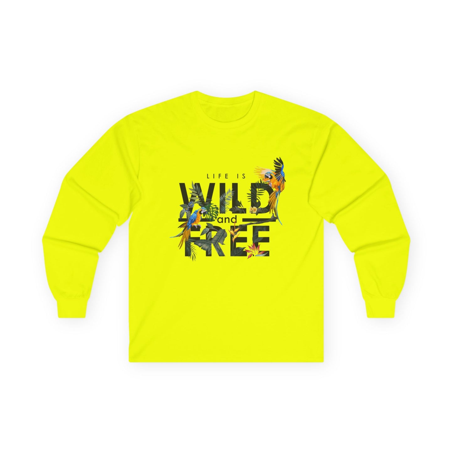 Unisex Long Sleeve Tee - Life is Wild and Free, Comfortable Casual Wear, Perfect for Nature Lovers, Gift for Adventure Seekers, Great [...]