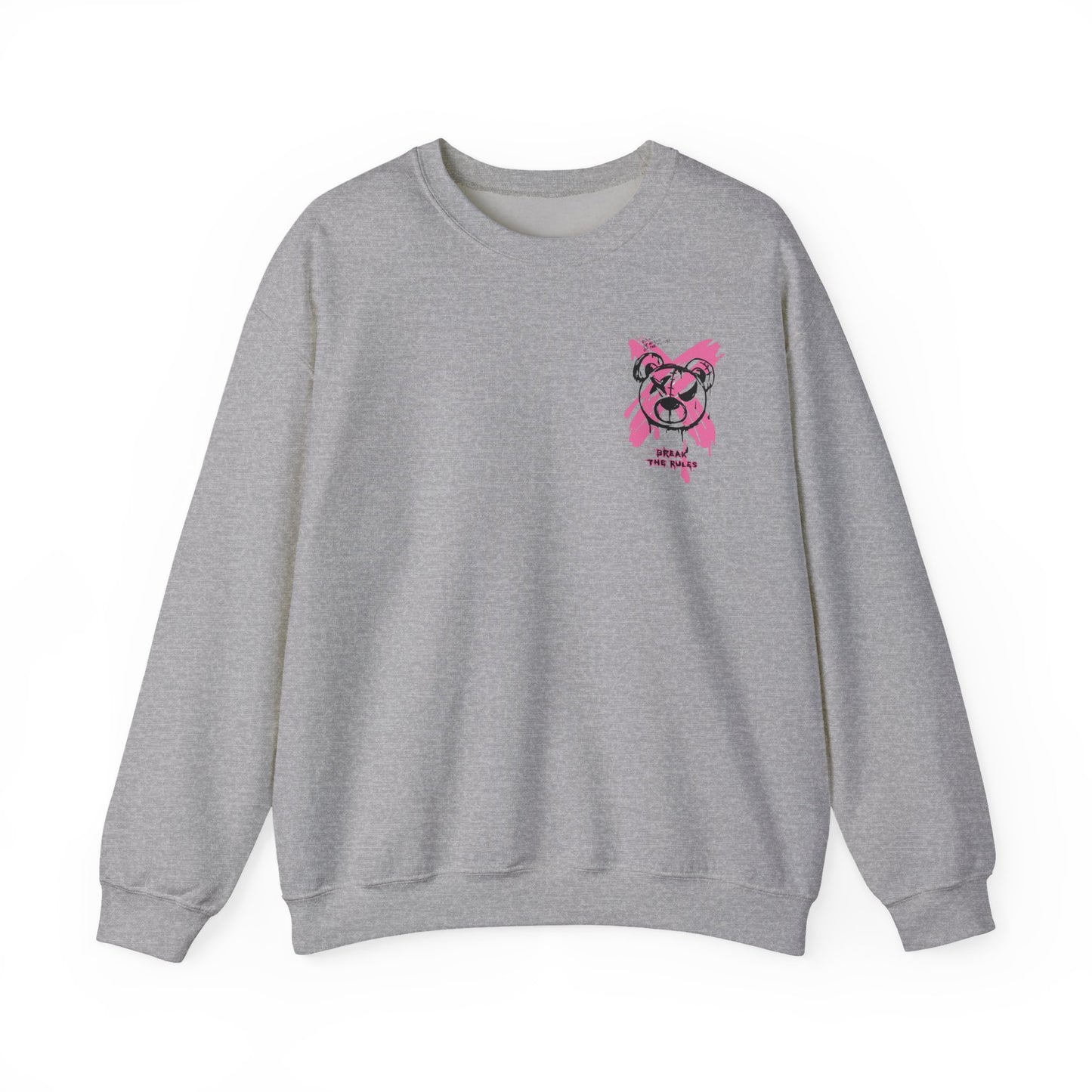 Edgy Graphic Crewneck Sweatshirt | Unisex Oversized Top for Streetwear Lovers, Perfect Gift for Art Enthusiasts, Cool Casual Wear