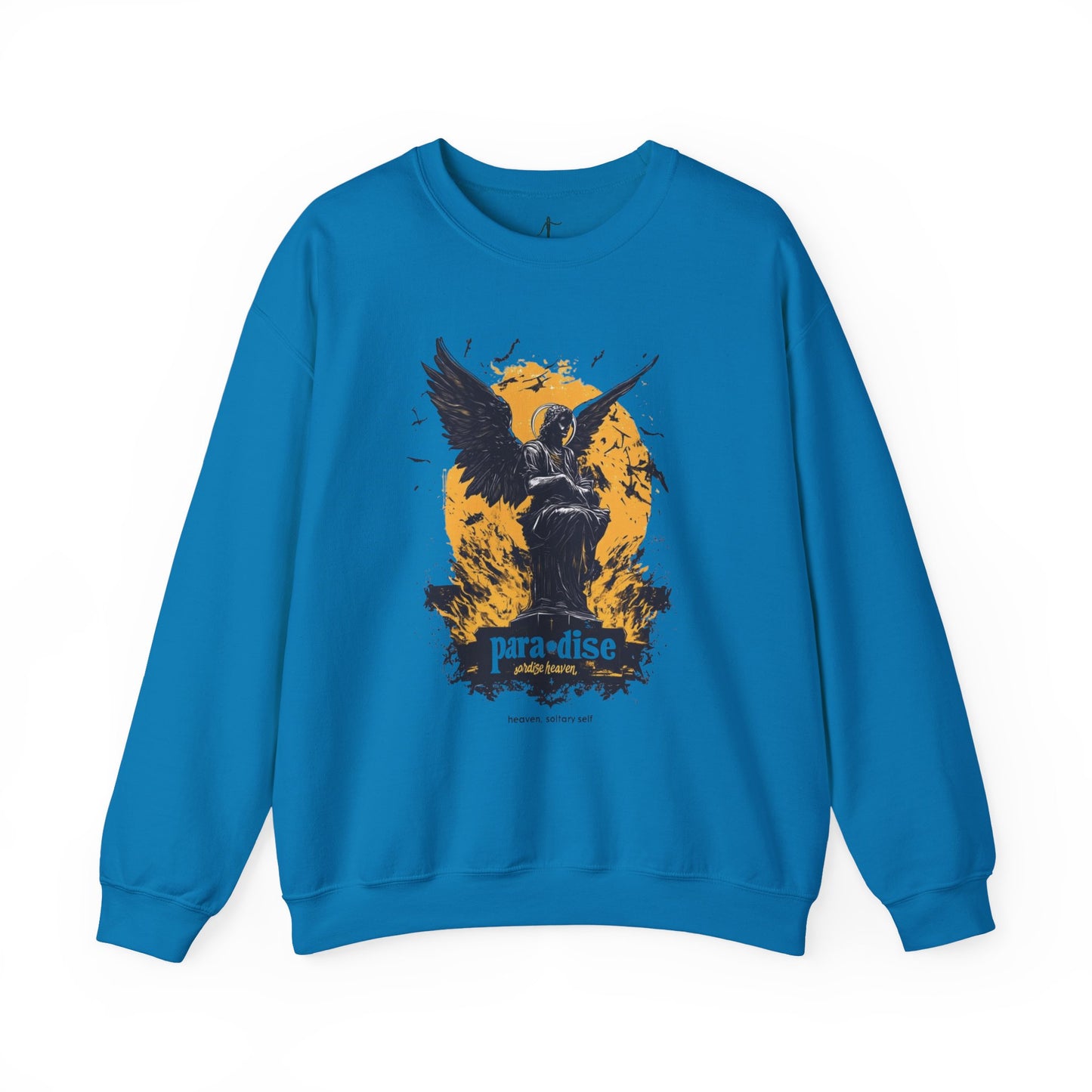 Paradise Angel Graphic Sweatshirt, Unisex Crewneck, Cozy Lounge Wear, Gift for Music Lovers, Casual Style Clothing