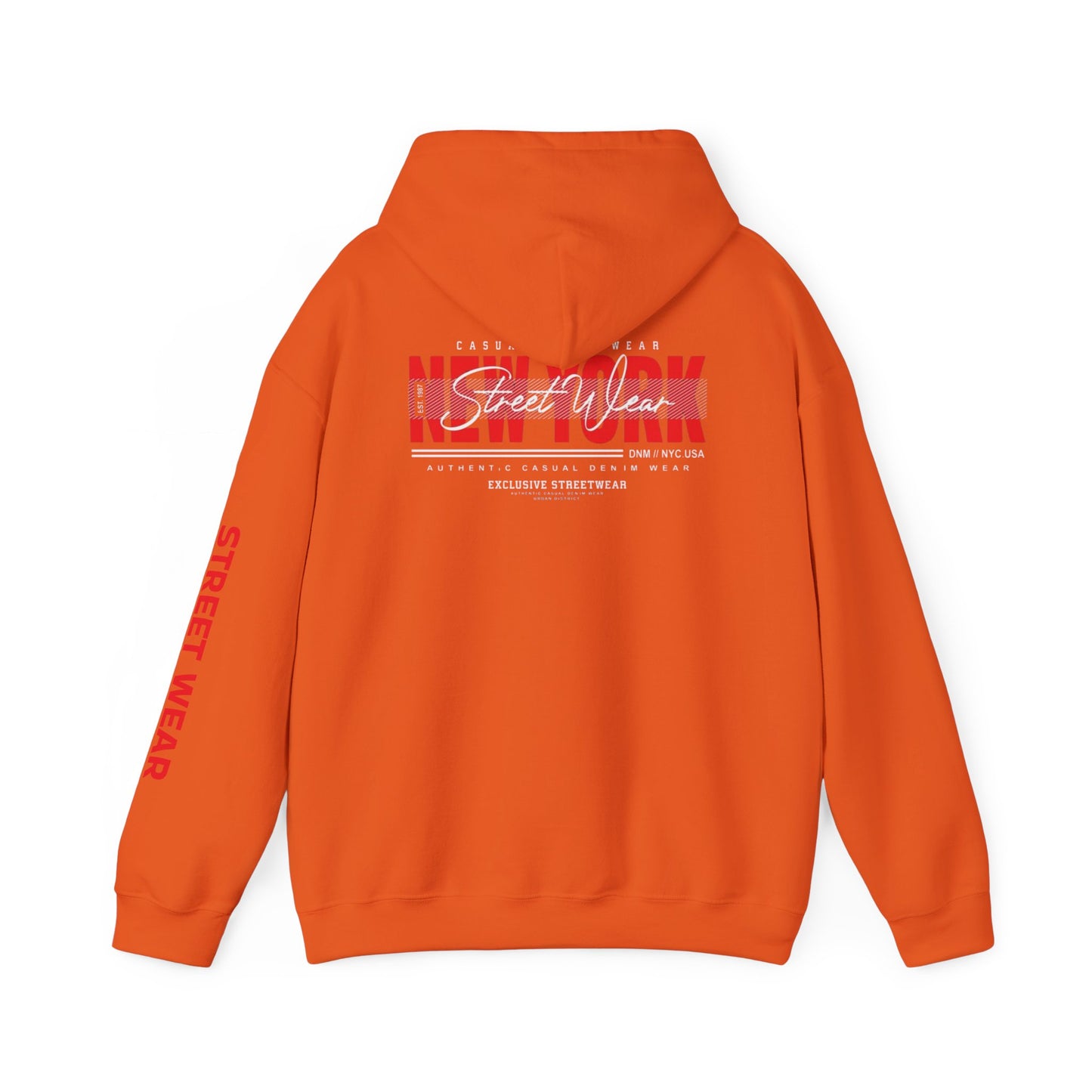 NYC Street Wear Hoodie, Unisex Heavy Blend Sweatshirt, New York Gift, Cozy Street Style, Fashion Statement, Urban Apparel