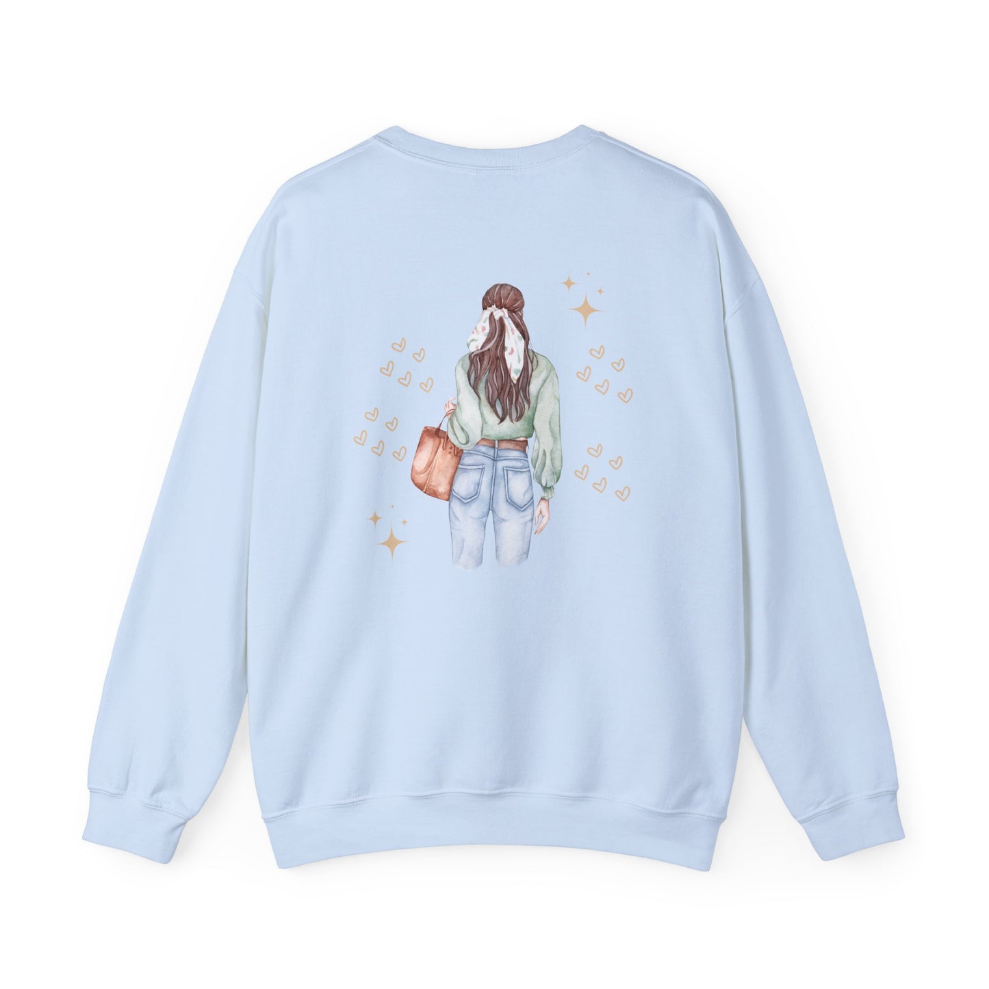 Empowering Girl Power Sweatshirt, Cozy Crewneck, Feminine Style, Gift for Her, Casual Fashion, Everyday Comfort