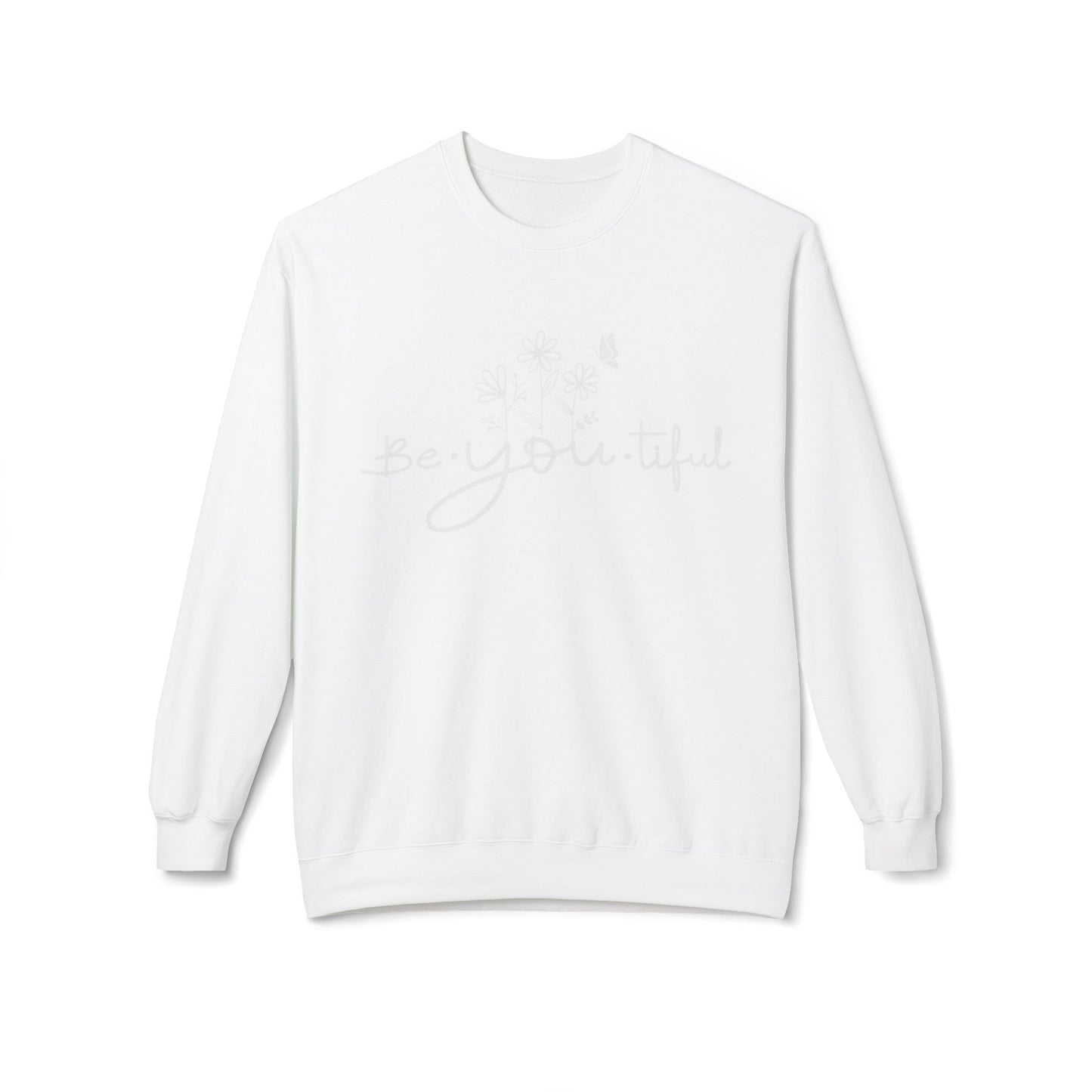 Be You Tiful Fleece Sweatshirt - Cozy Unisex Crewneck, Perfect Gift for Self-Love and Motivation, Comfortable Everyday Wear, Ideal for [...]